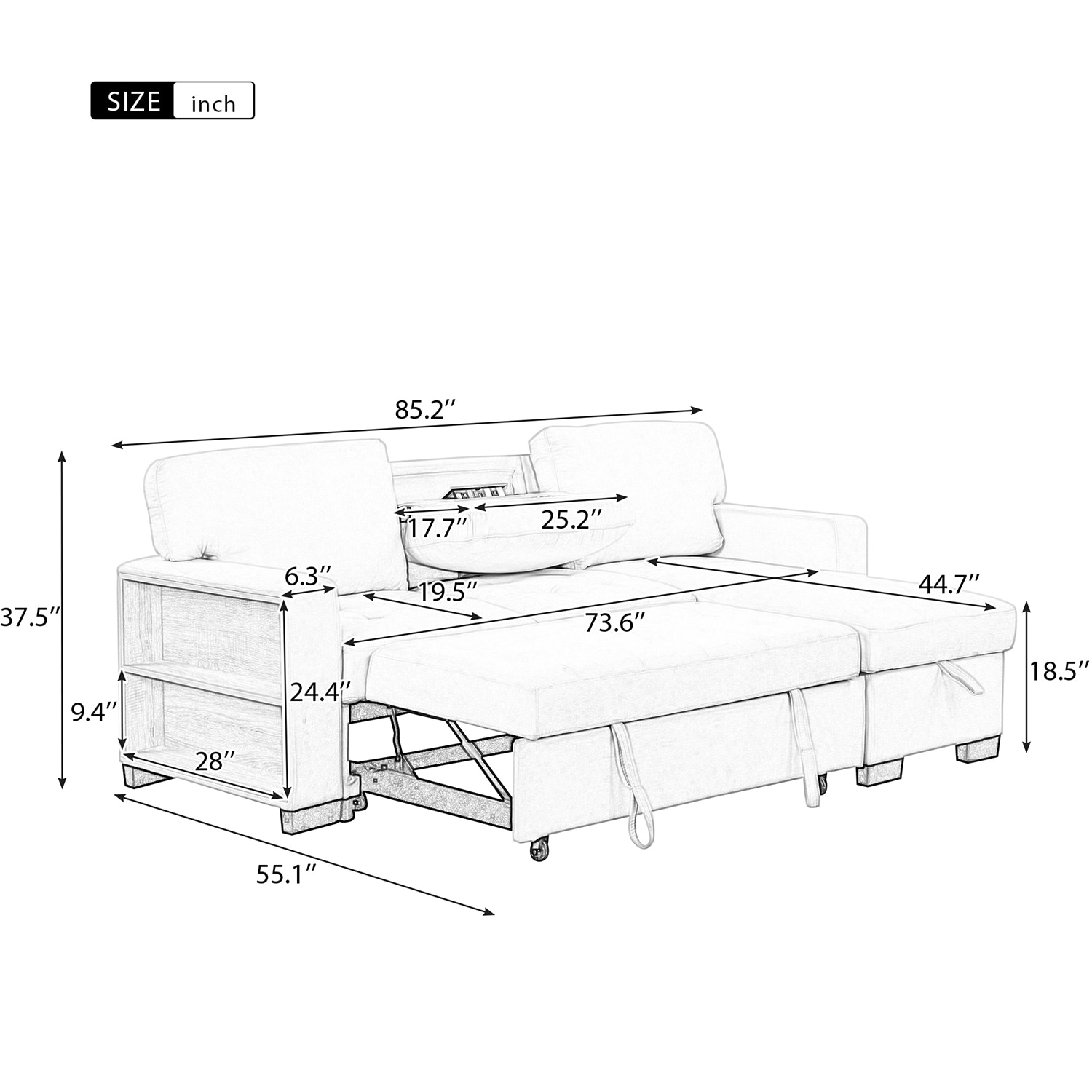Bybafun YA3700233 Sofas-Loveseats - View #15