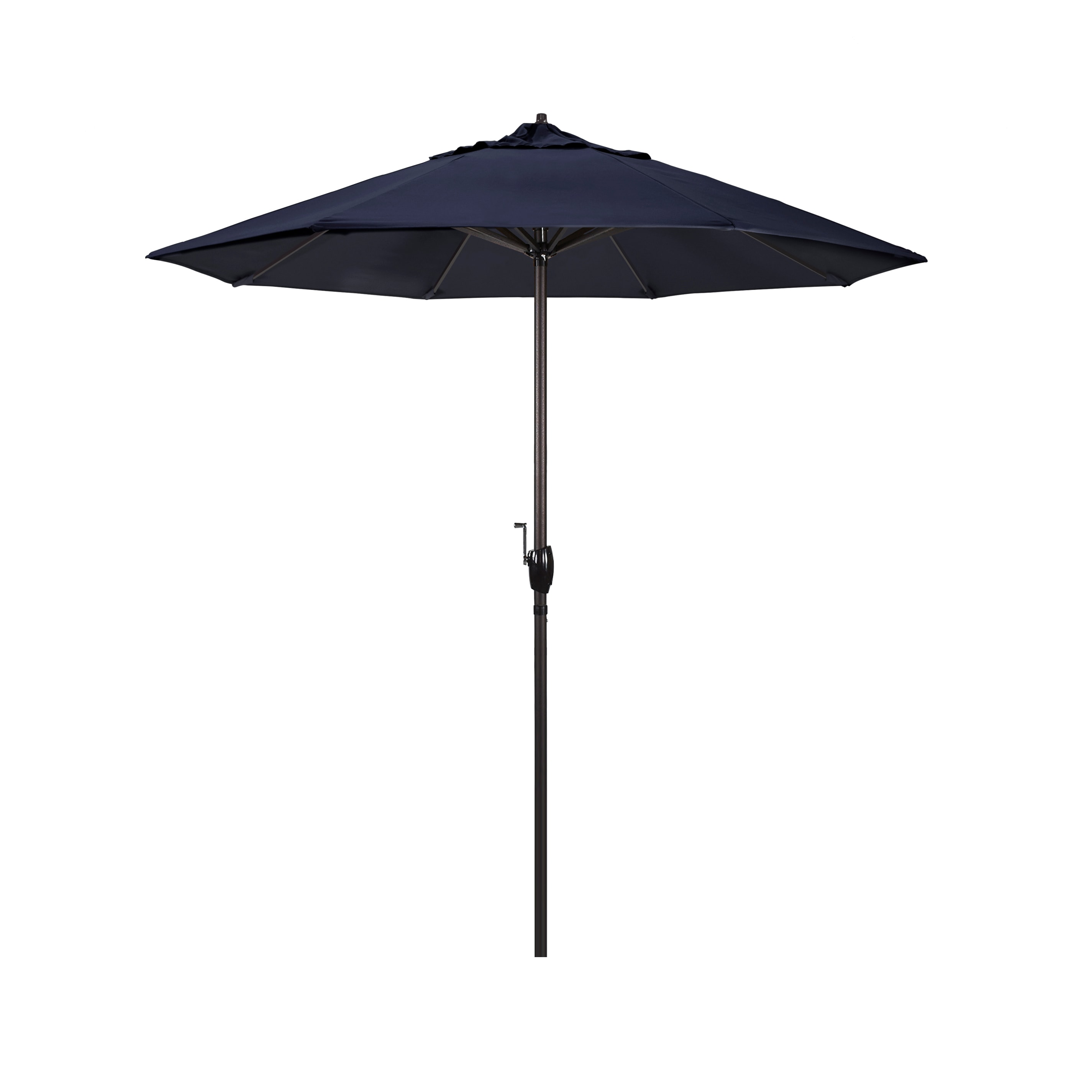 California Umbrella ATA758117-5439 7.5-ft Aluminum Blue Market Patio Umbrella