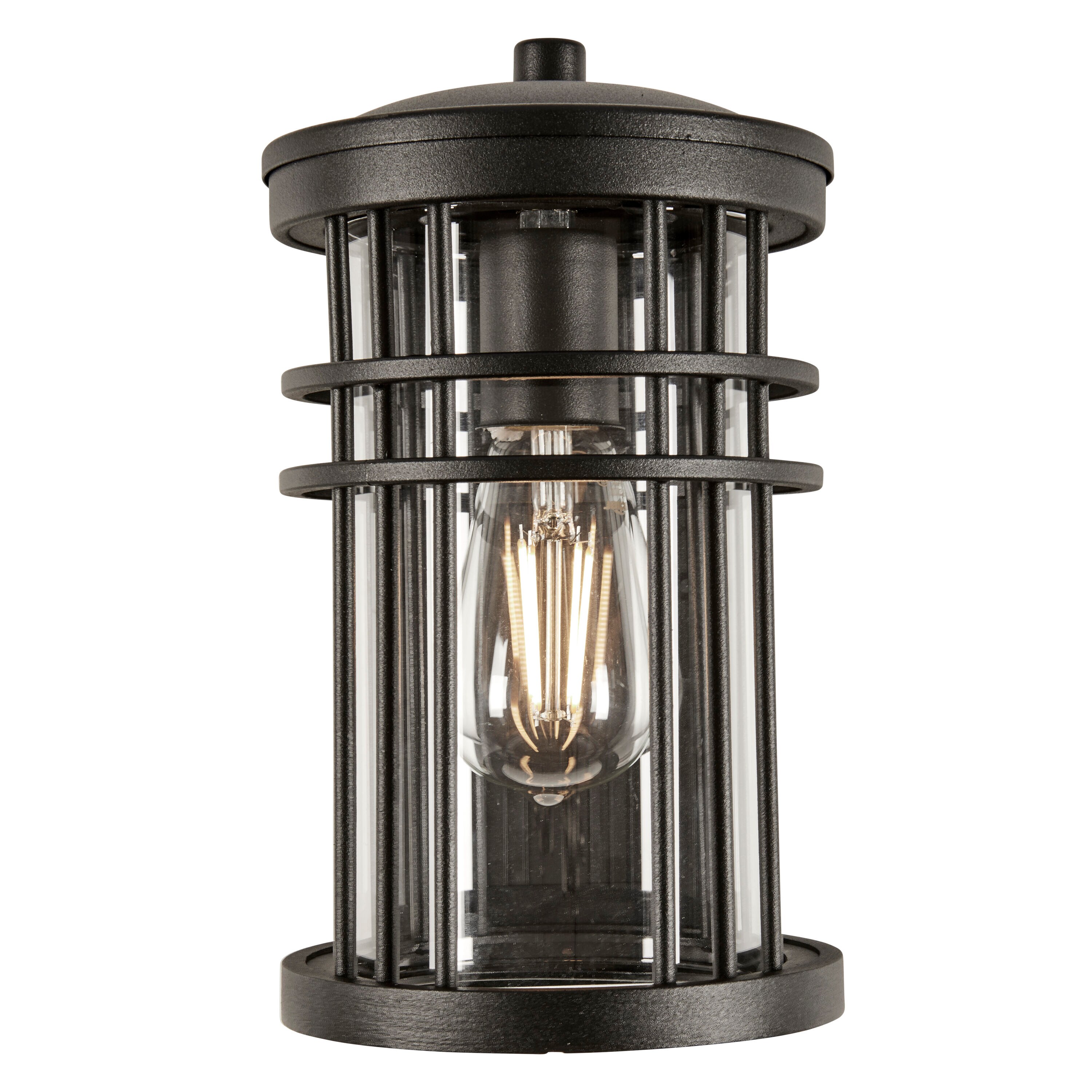 Bennett Lighting Arete 1-Light 10.5-in H Black Led, Outdoor