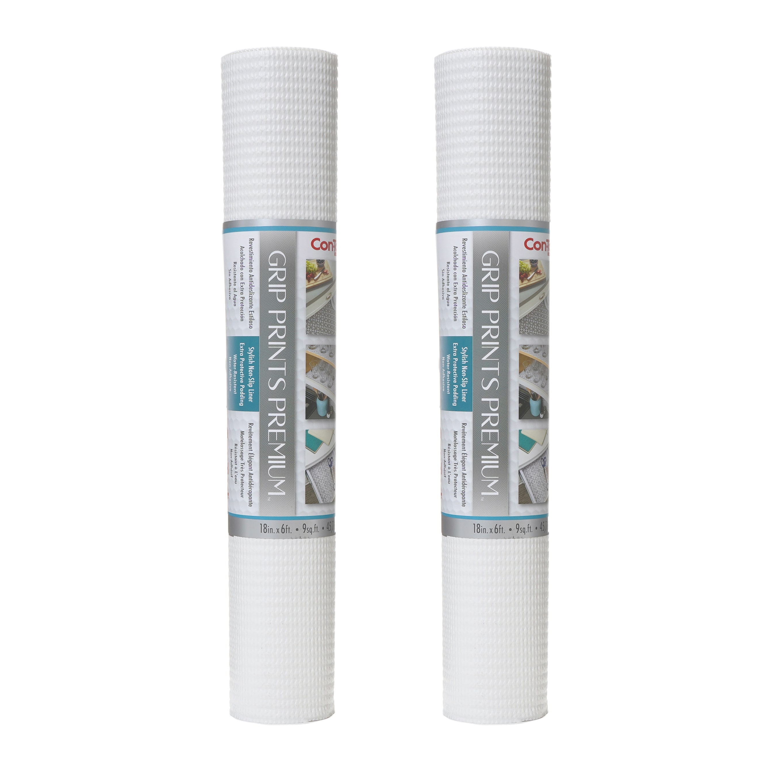 Con-Tact 06F-C7PR52-2RAZ 18-Inches x 6-ft White Shelf liner