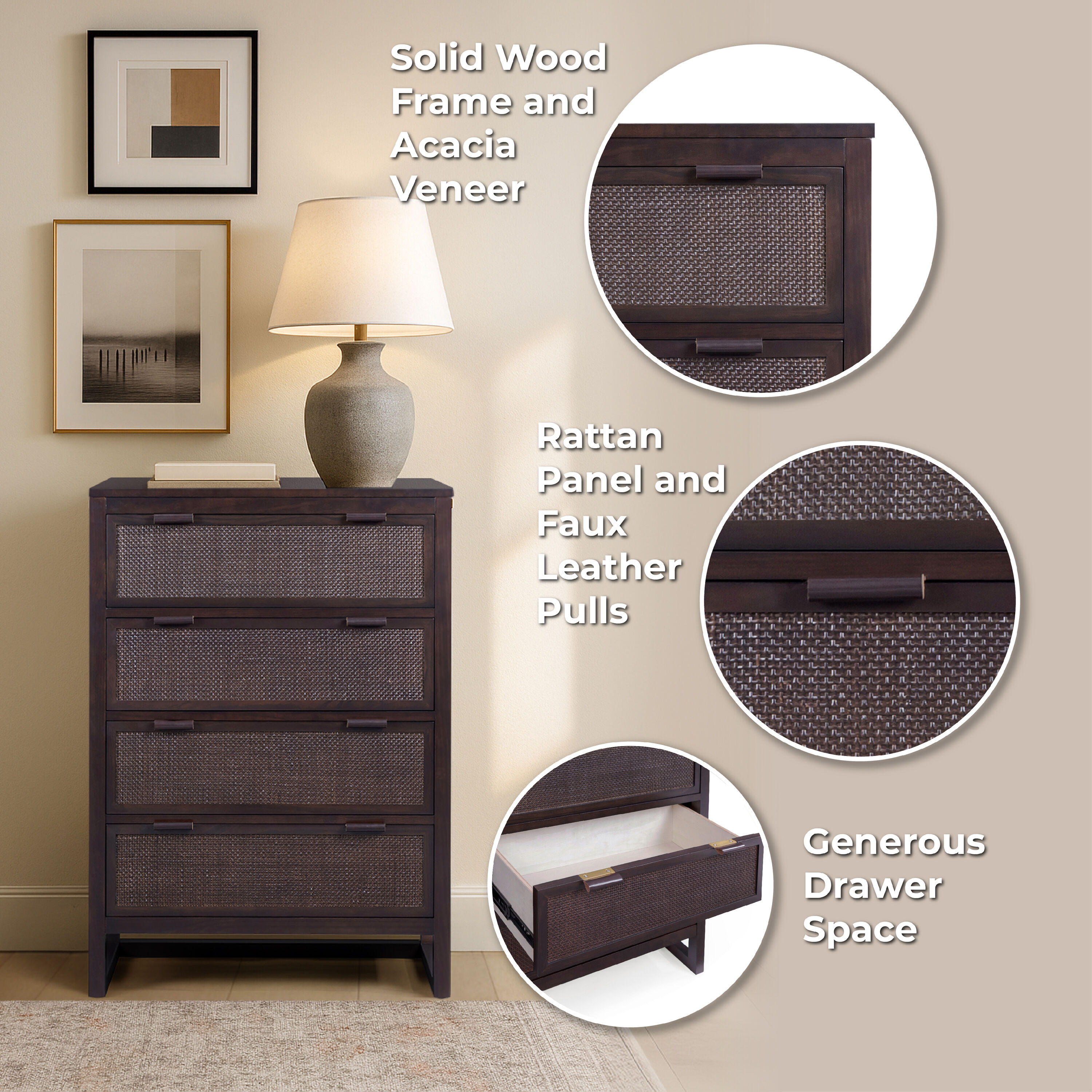 Teamson Home THF2125BK dressers - View #4