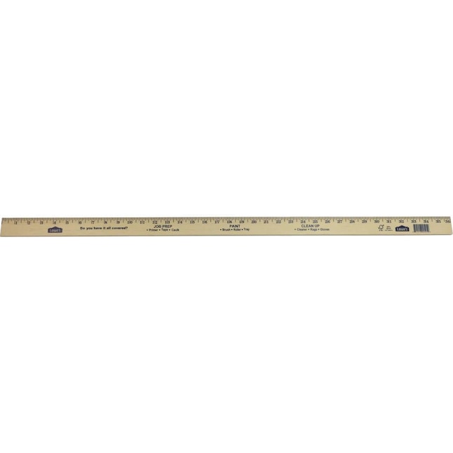 Lowe's 3-ft Wood Yardstick in the Yardsticks & Rulers department at