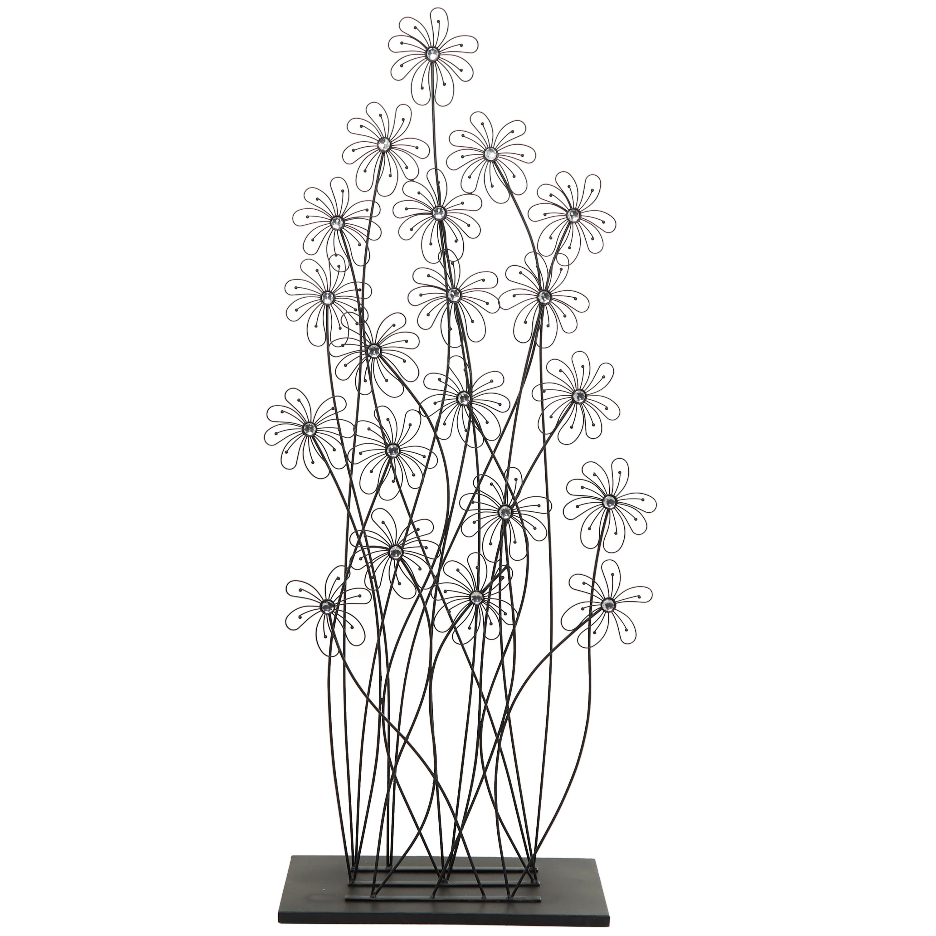 Grayson Lane 18883 Black Metal Glam Sculpture
