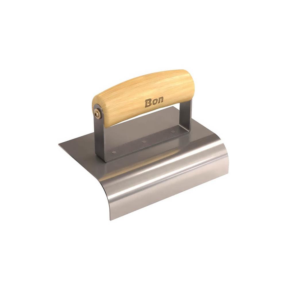 Bon Tool 12-448 6-in x 4-in Stainless steel Concrete Edger with 1-in Radius