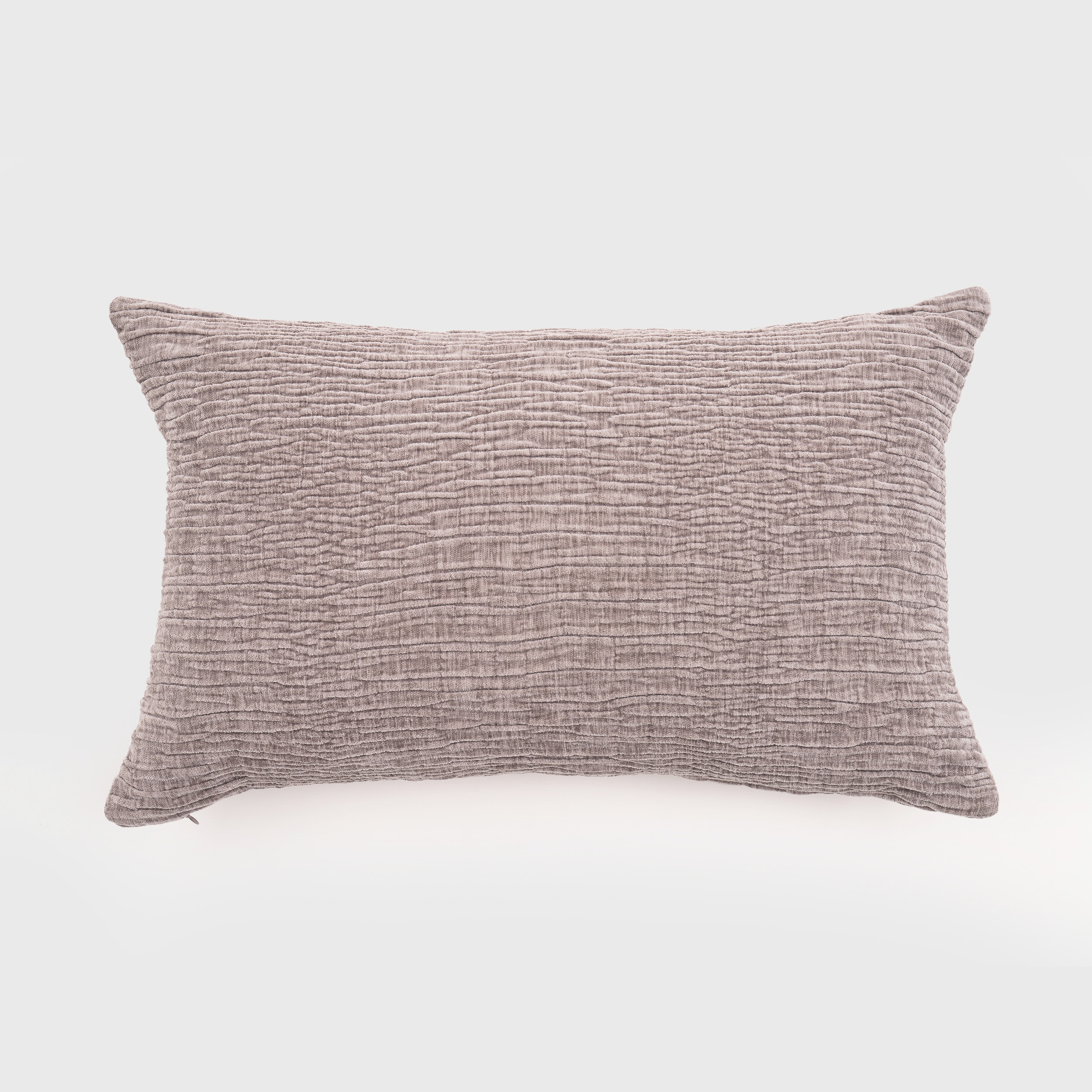 EVERGRACE EG7084000 Mabel Textured 14-in x 24-in Taupe Indoor Decorative Pillow