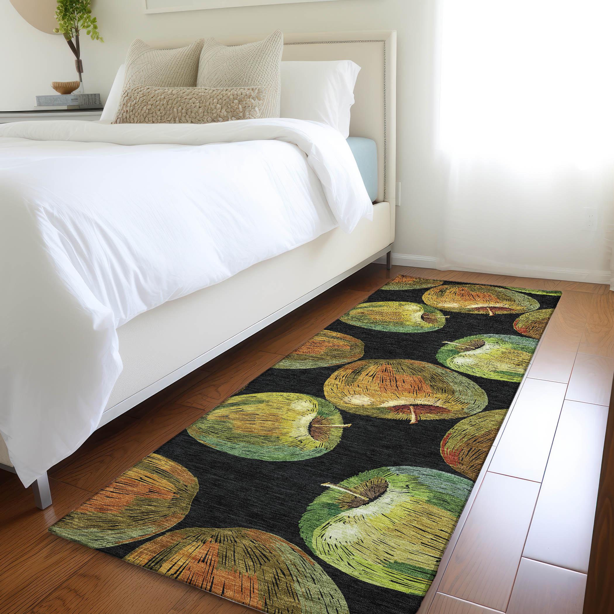 Addison Rugs AMF163MI2X8 Mayfield AMF163MI 2 x 7 (ft) Loomed Polyester Midnight Rectangular Indoor Geometric Machine washable Area rug