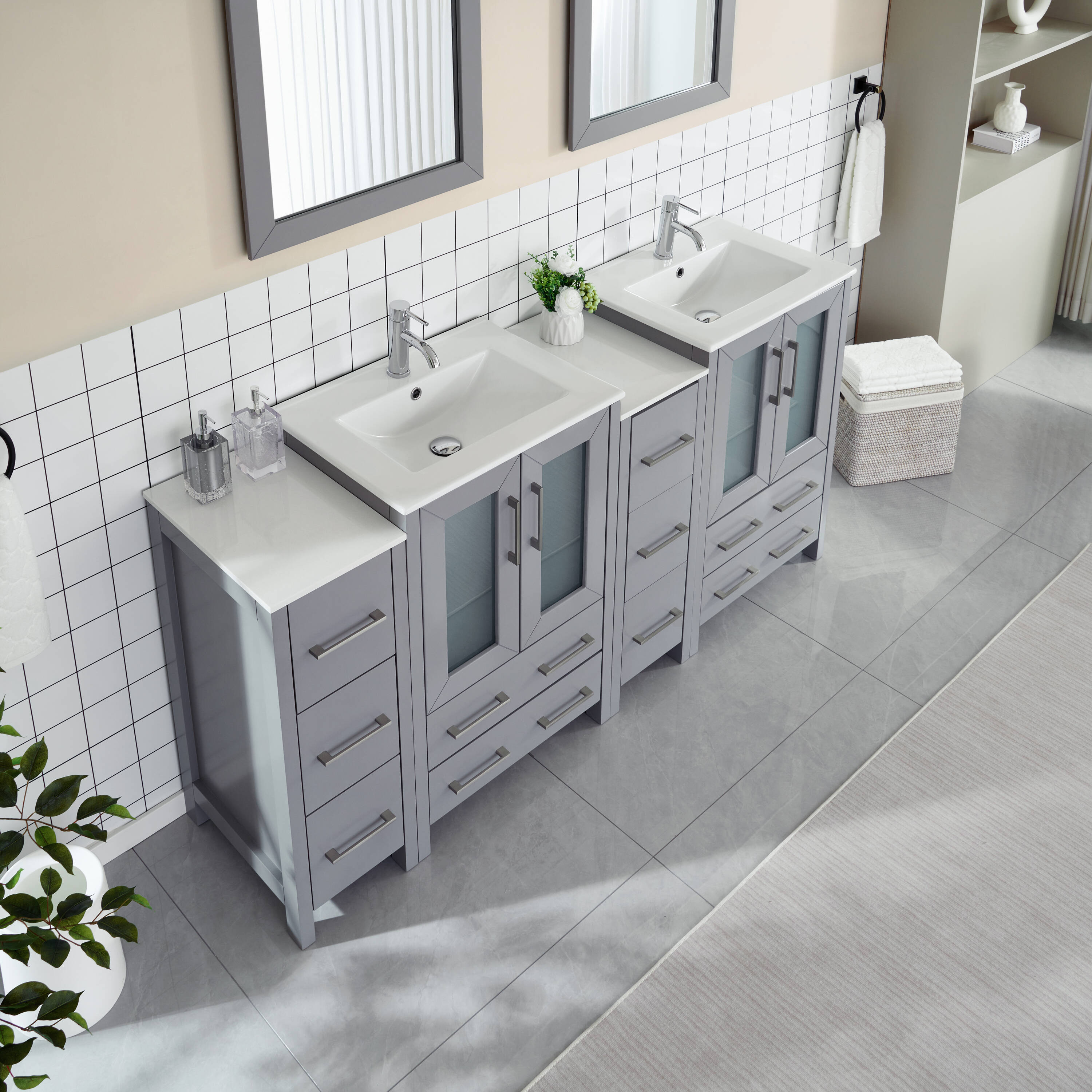Vanity Art VA3024-72G Bath-Vanity-Combo - View #3