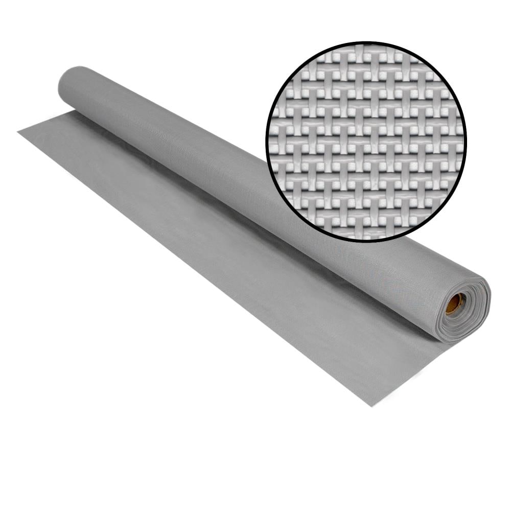 Phifer 3004028 SunTex174 80 8-ft x 100-ft Gray Polyester Screen mesh