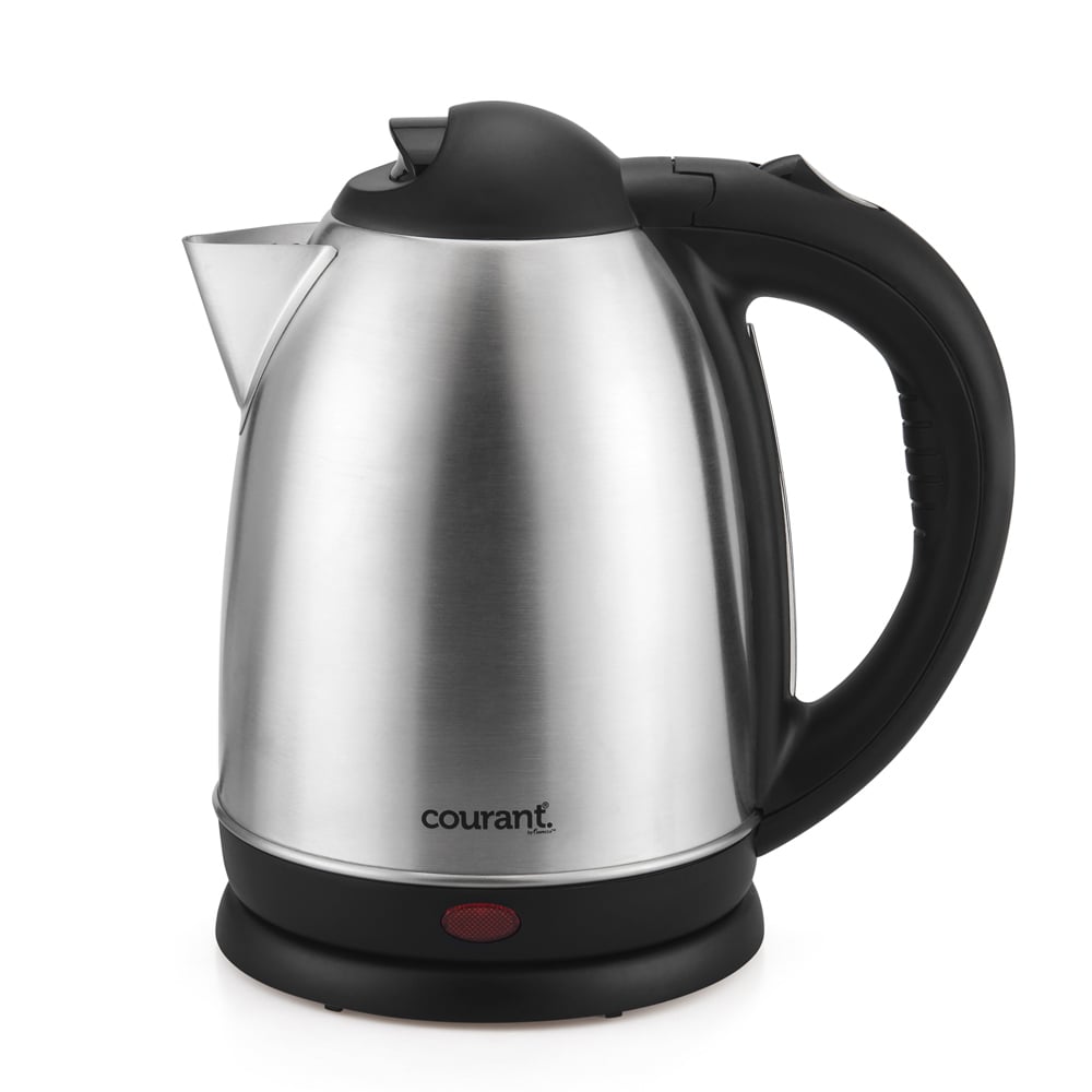 Courant White 7-Cup Corded Digital Electric Kettle in the Water Boilers &  Kettles department at