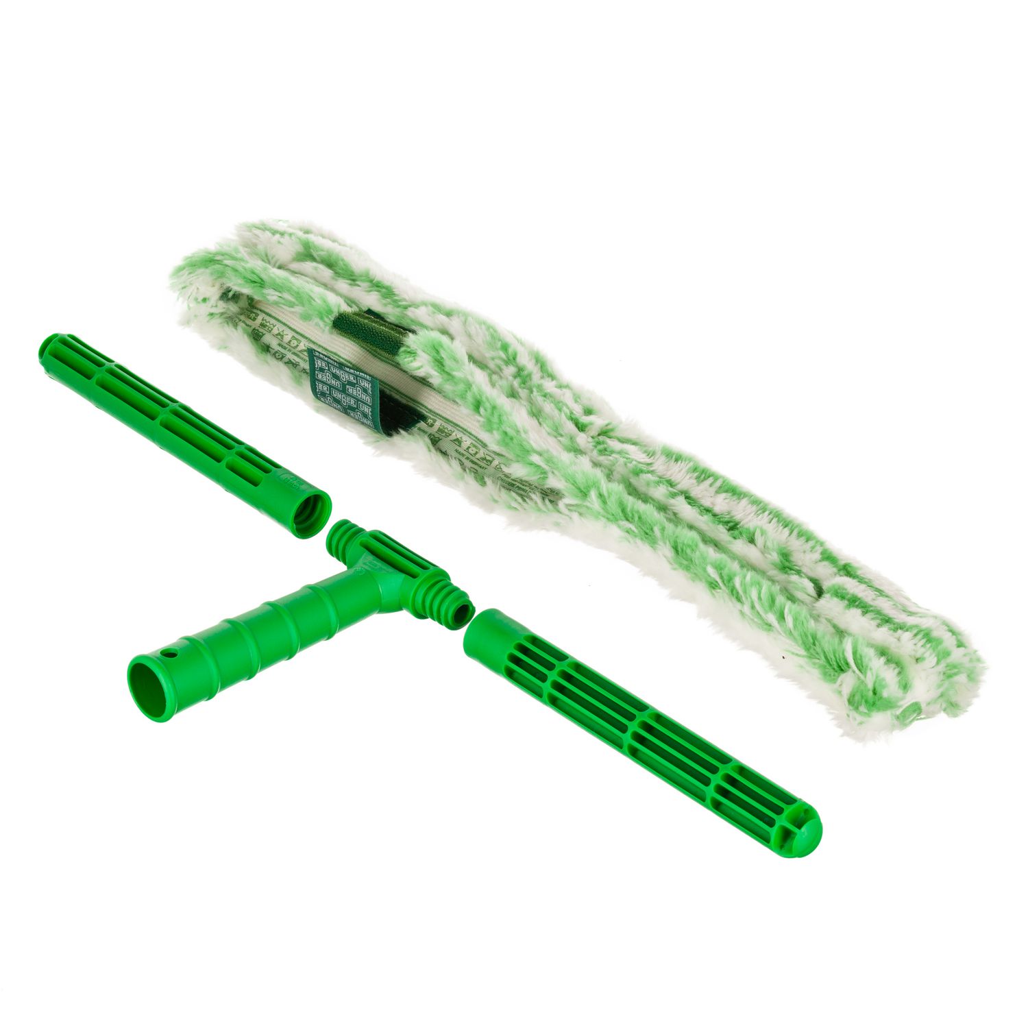 Unger Monsoon Plus StripWasher Complete with Green Plastic Handle Green/White Sleeve 18 in Wide Sleeve 10/Carton