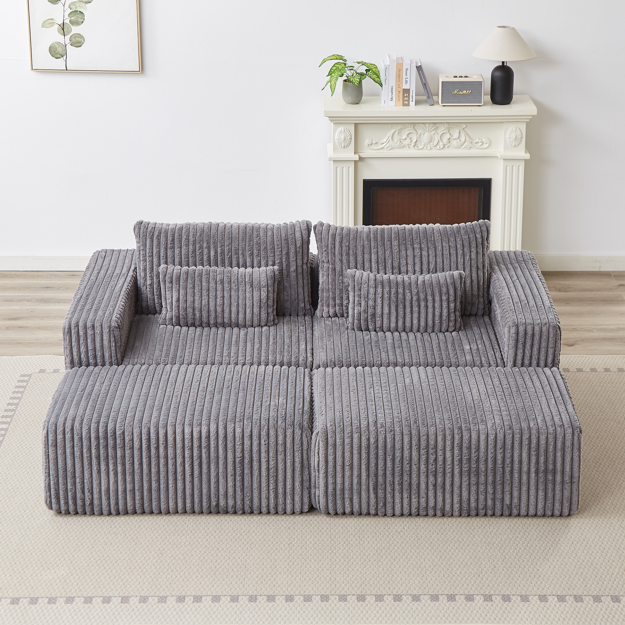 SINOFURN SYA020370GY Sofas-Loveseats - View #9