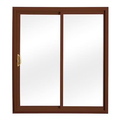Reliabilt 72 In X 80 Clear Glass, Wood Frame Sliding Patio Doors
