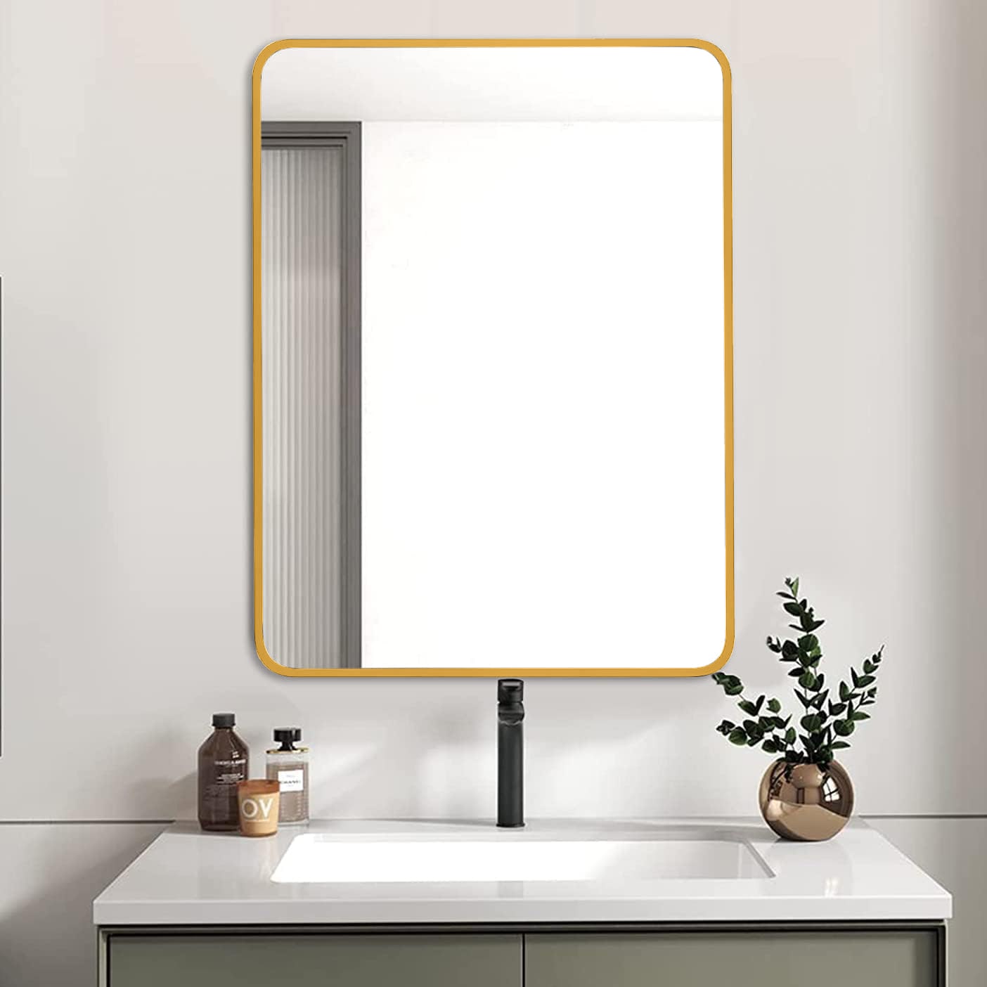 Forclover HUC-RE2432GD Framed-Bath-Mirrors - View #5
