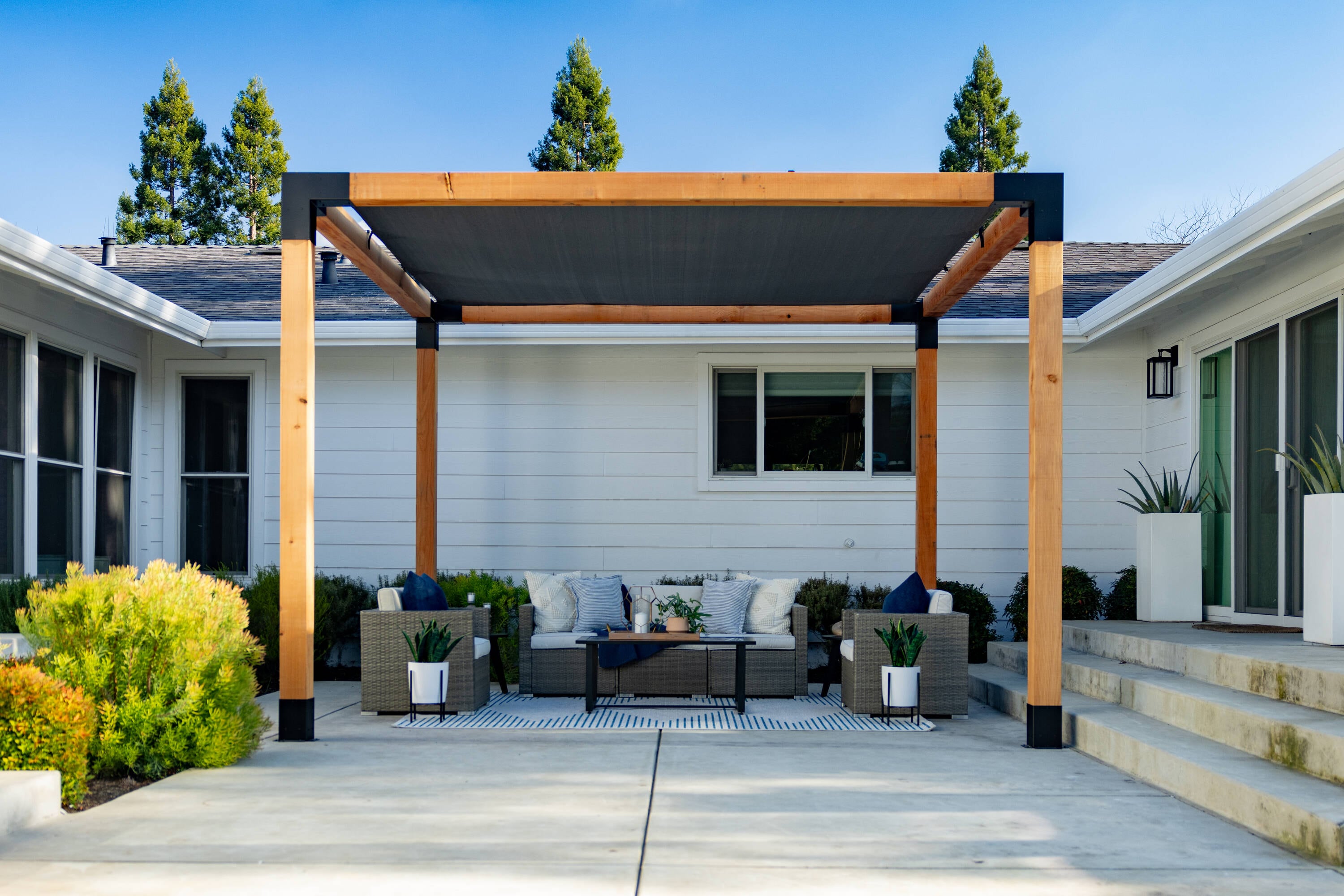 Simpson Strong-Tie   Sage System™ DIY Pergola Bundle – 8x8 or 10x10, Single or Double, 6x6 Lumber Compatible