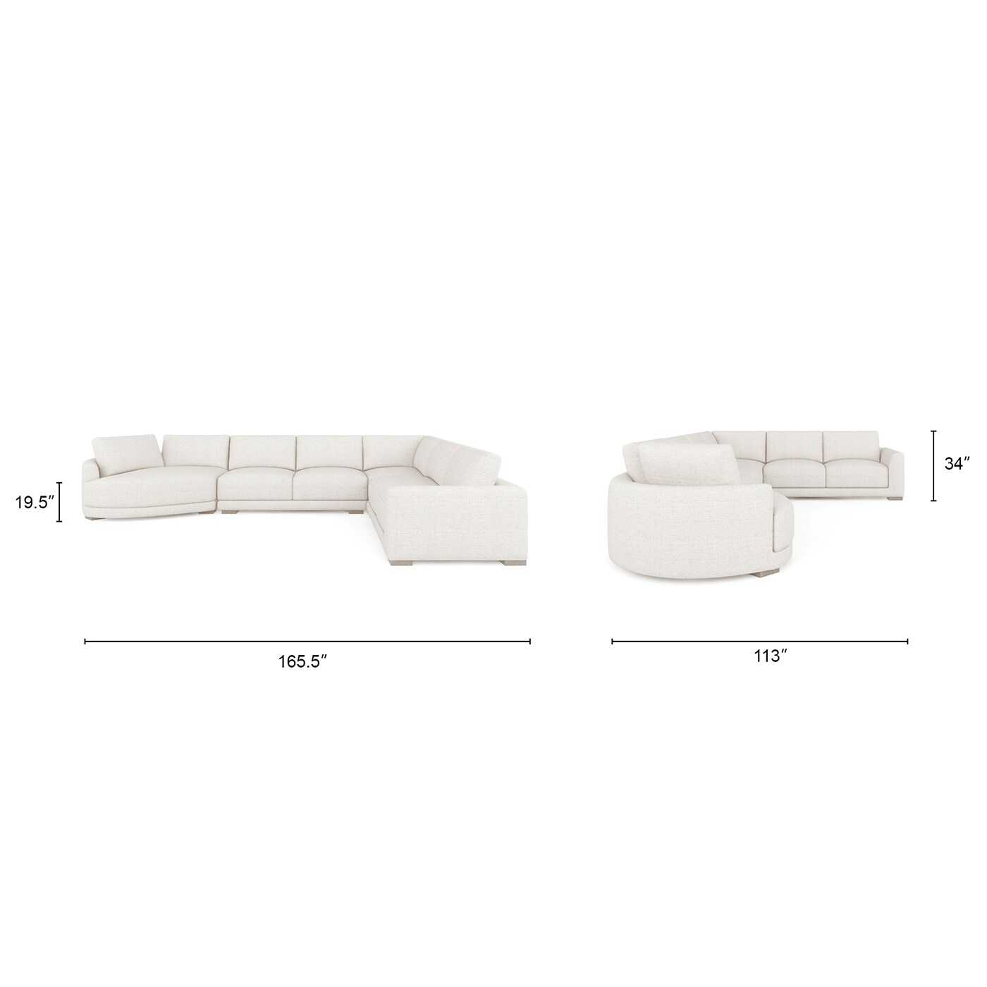 Jennifer Taylor Home L4P-K20-66280L Sofas-Loveseats - View #10