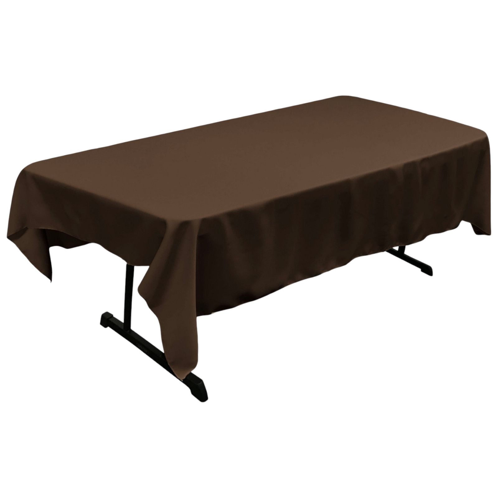 Slickblue Indoor and Outdoor Polyester Poplin Table Cover for 6-8 ft Rectangular Table Stain and Wrinkle Resistant Multiple Color and Size Options