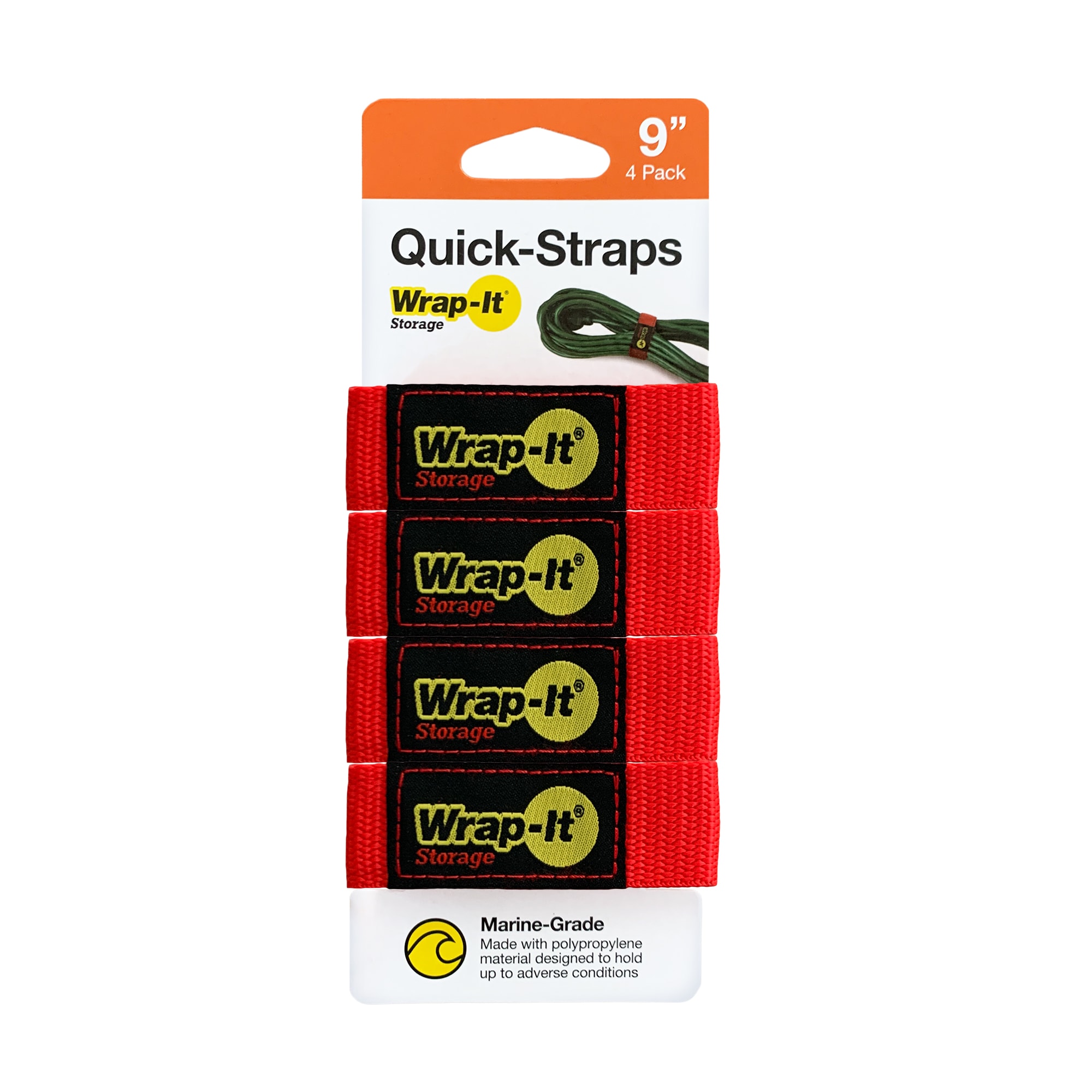 Heavy-Duty Wrap-It Storage Straps (Assorted 12 Pack) - Hook and Loop  Hanging Extension Cord Organizer for Cable Management and Storage on Garage  Wall