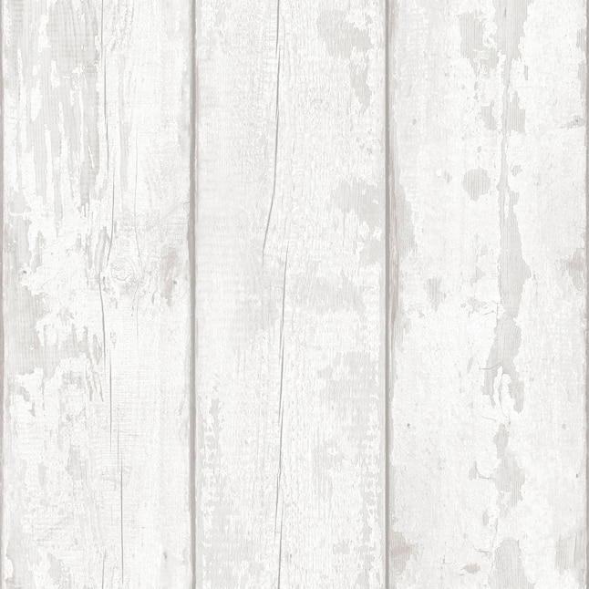 Arthouse 56-sq ft Grey Paper Wood Unpasted Wallpaper in the Wallpaper ...