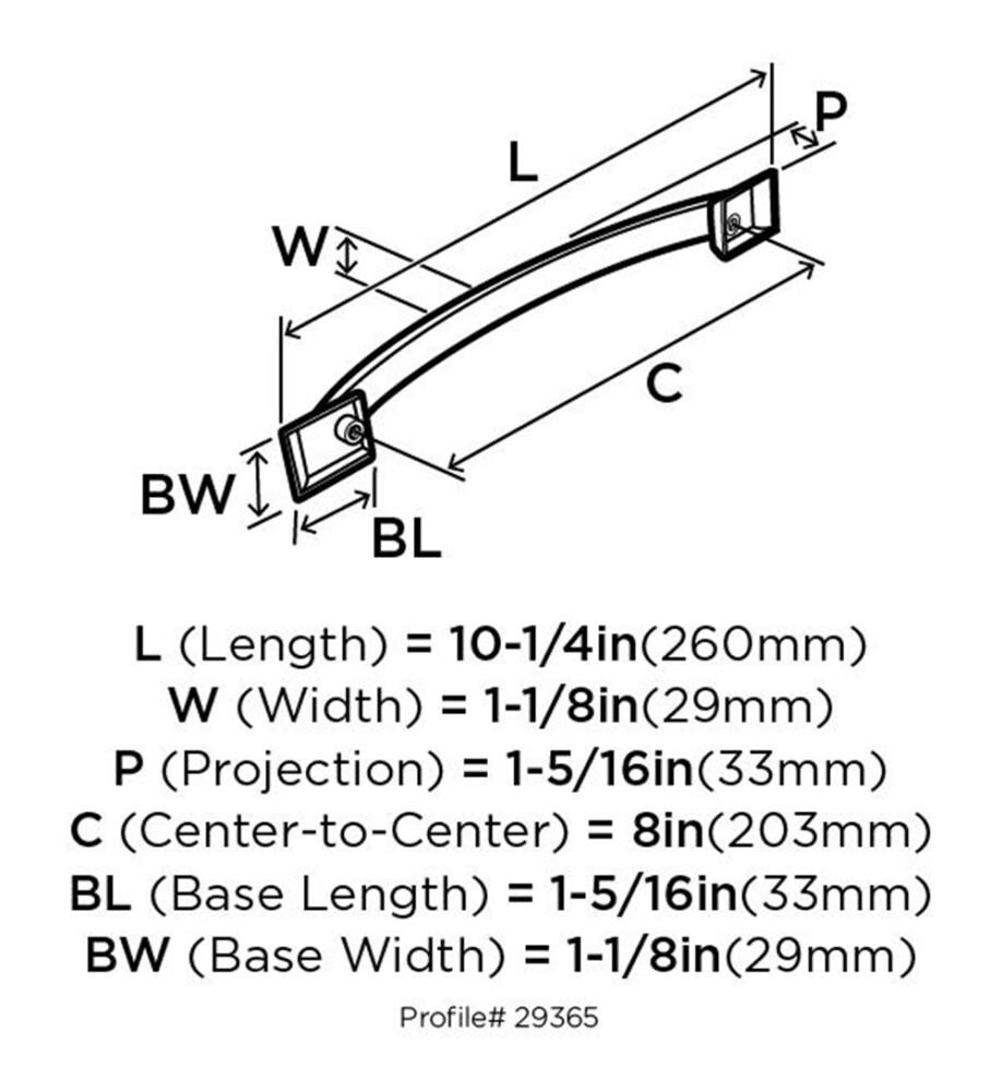 Amerock BP29365PN Cabinet-Pulls - View #7
