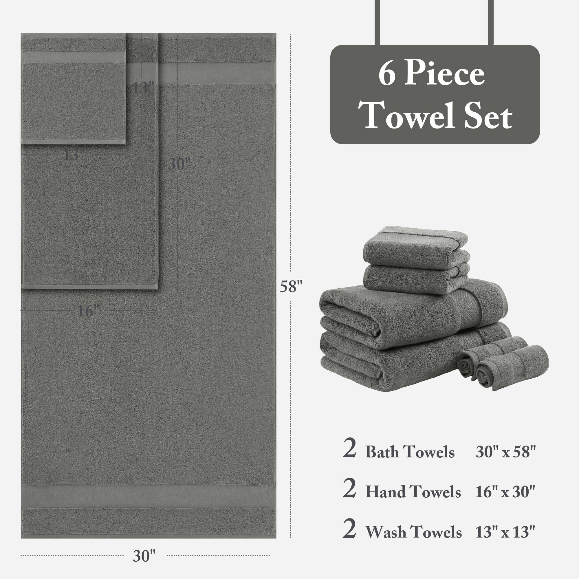 Madison Park Signature MPS73-454 Bath-Towels - View #9