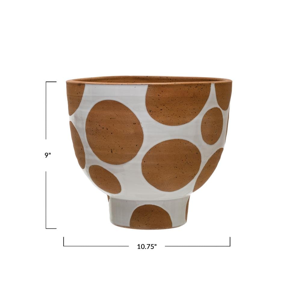 Creative Co-op DF0794 Unglazed Bowl Natural Terracotta 2 