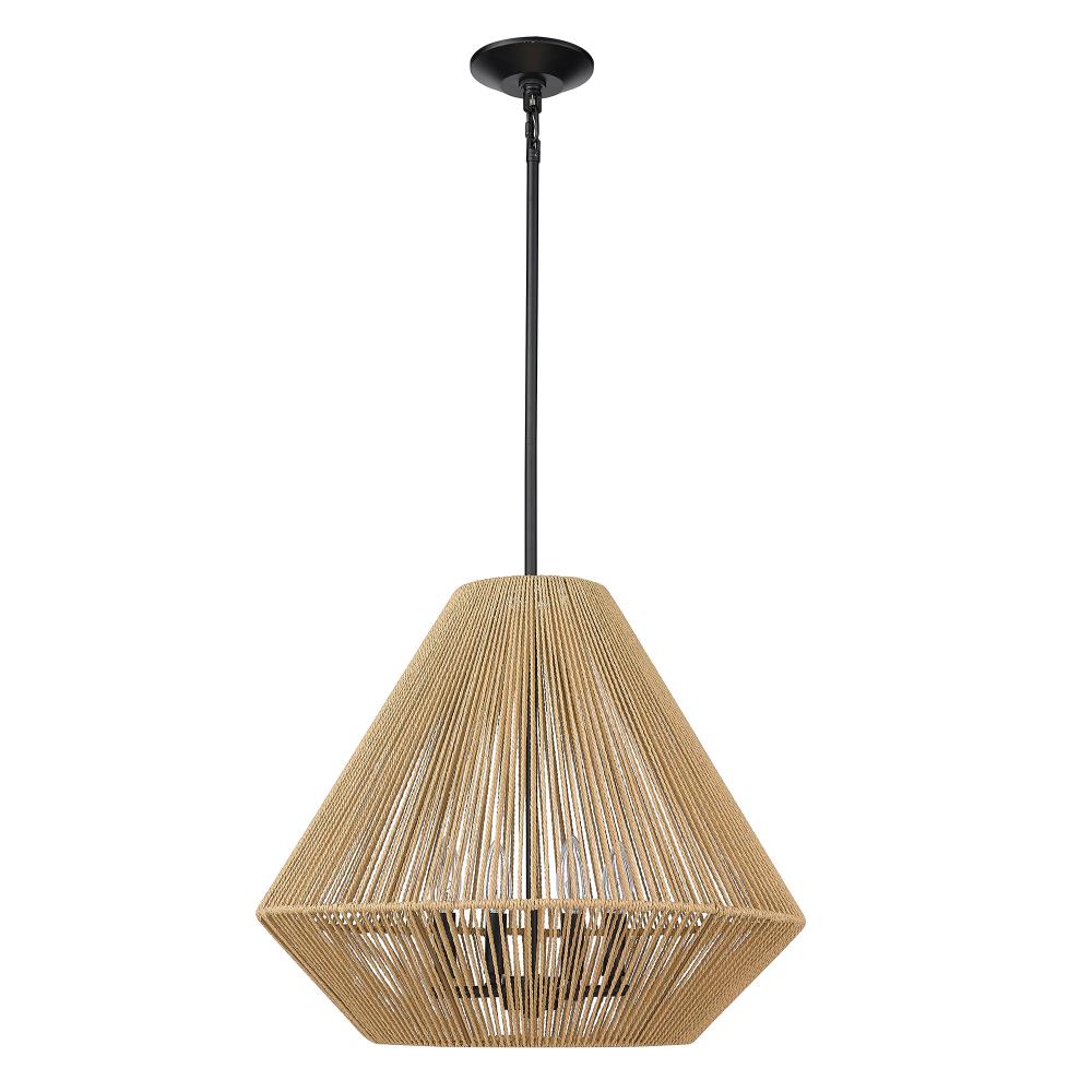 Golden Lighting 6937-4P BLK-NR Pendant-Lights - View #3