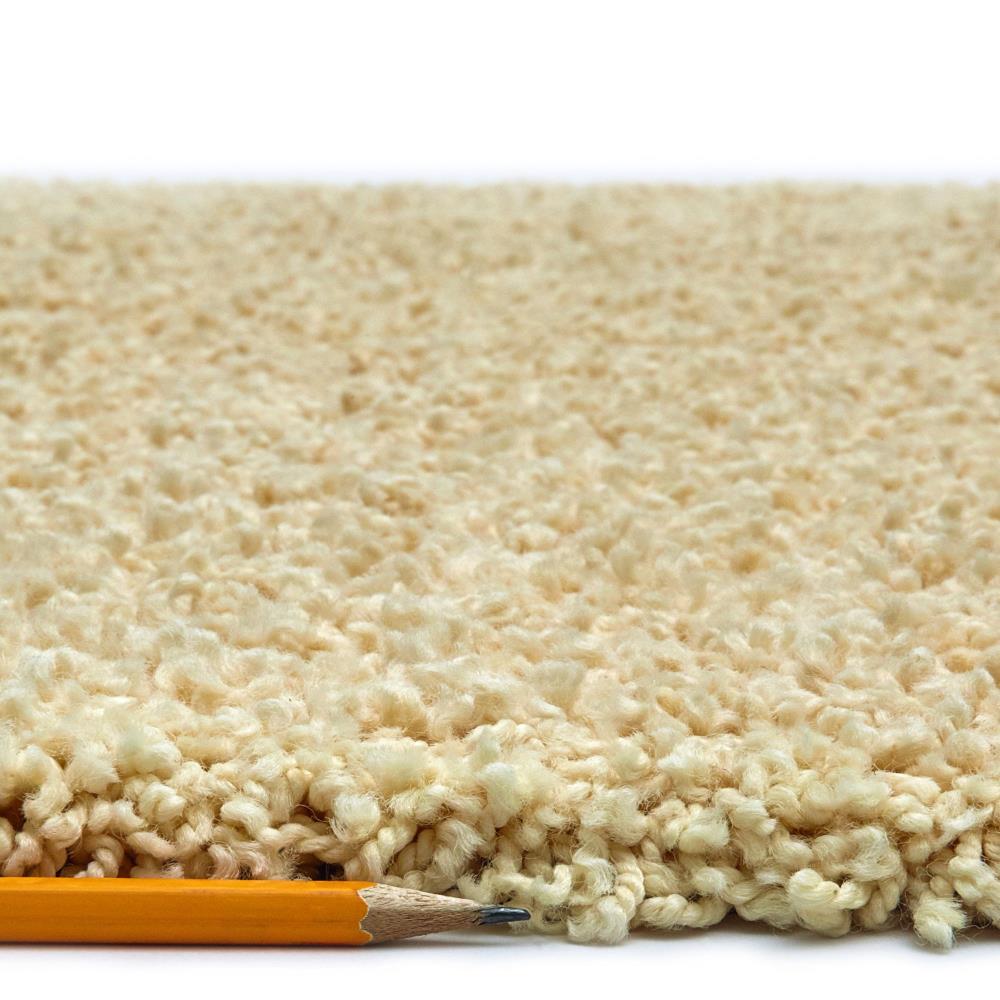 Shaw Floorigami Plume Perfect Golden Rooster DIY Carpet 4-Pack 24-in Golden Rooster Shag/Frieze Peel-and-Stick Carpet Tile