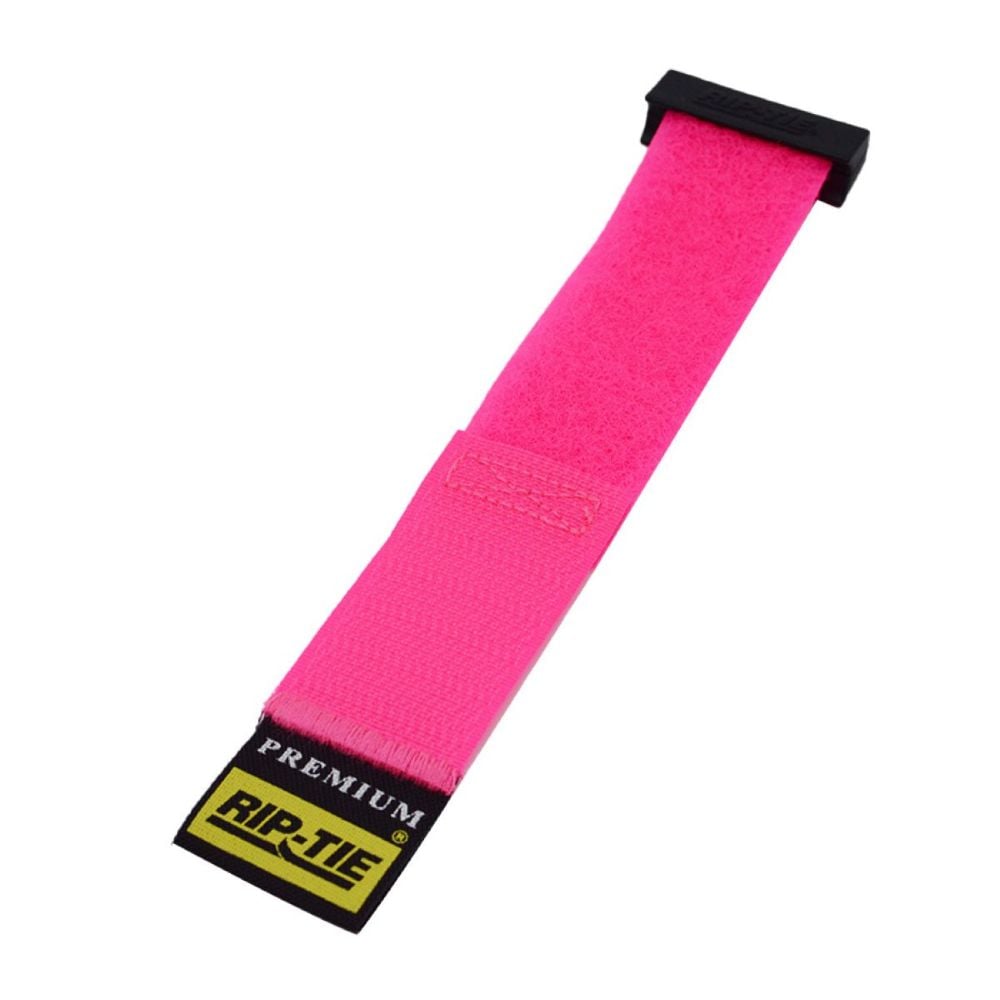 Rip-Tie 1 x 4.5 Rip-Lock CableWrap Cable Tie Perfect for Heavy Duty Cables 10 Pack Neon Pink #RLH-045-010-NP