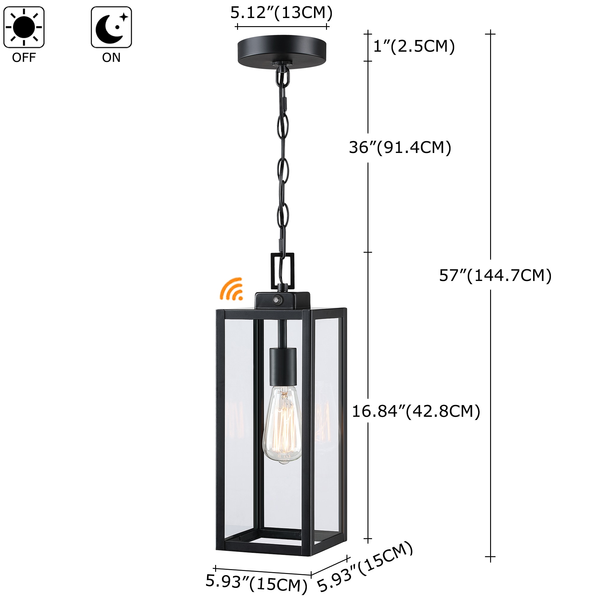 Hukoro F15171-BK-S Pendant-Lights - View #2