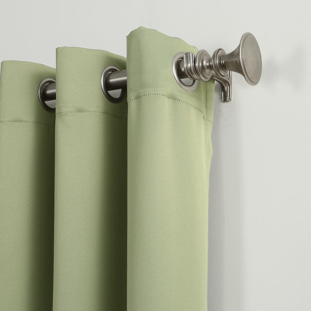 Sun Zero 63-in Sage Green Polyester Blackout Interlined Grommet Single ...