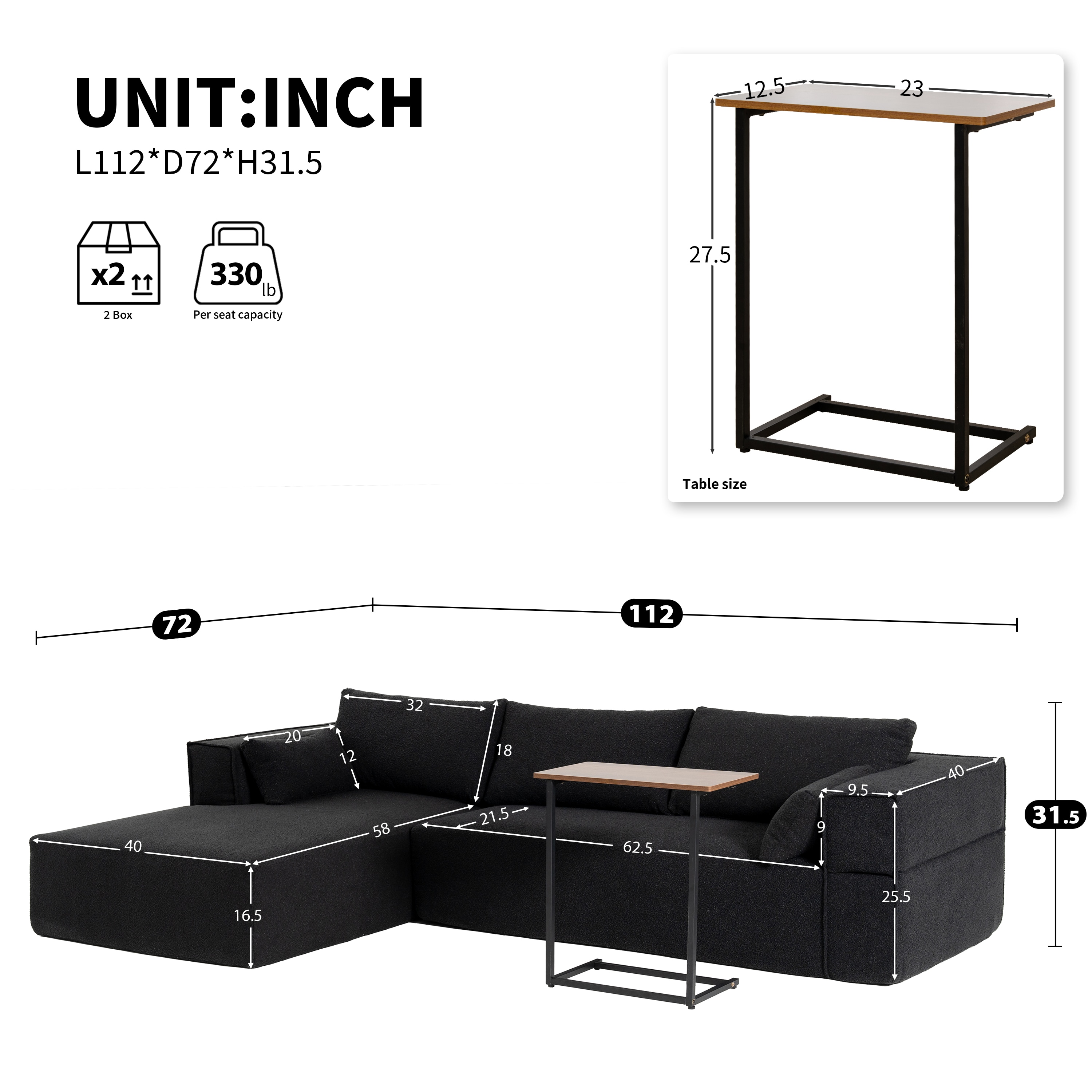 ModernLuxe N723S9670B Sofas-Loveseats - View #19