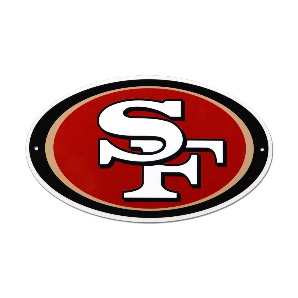 Authentic Street Signs San Francisco 49ers Metal 12-in H x 12-in W ...