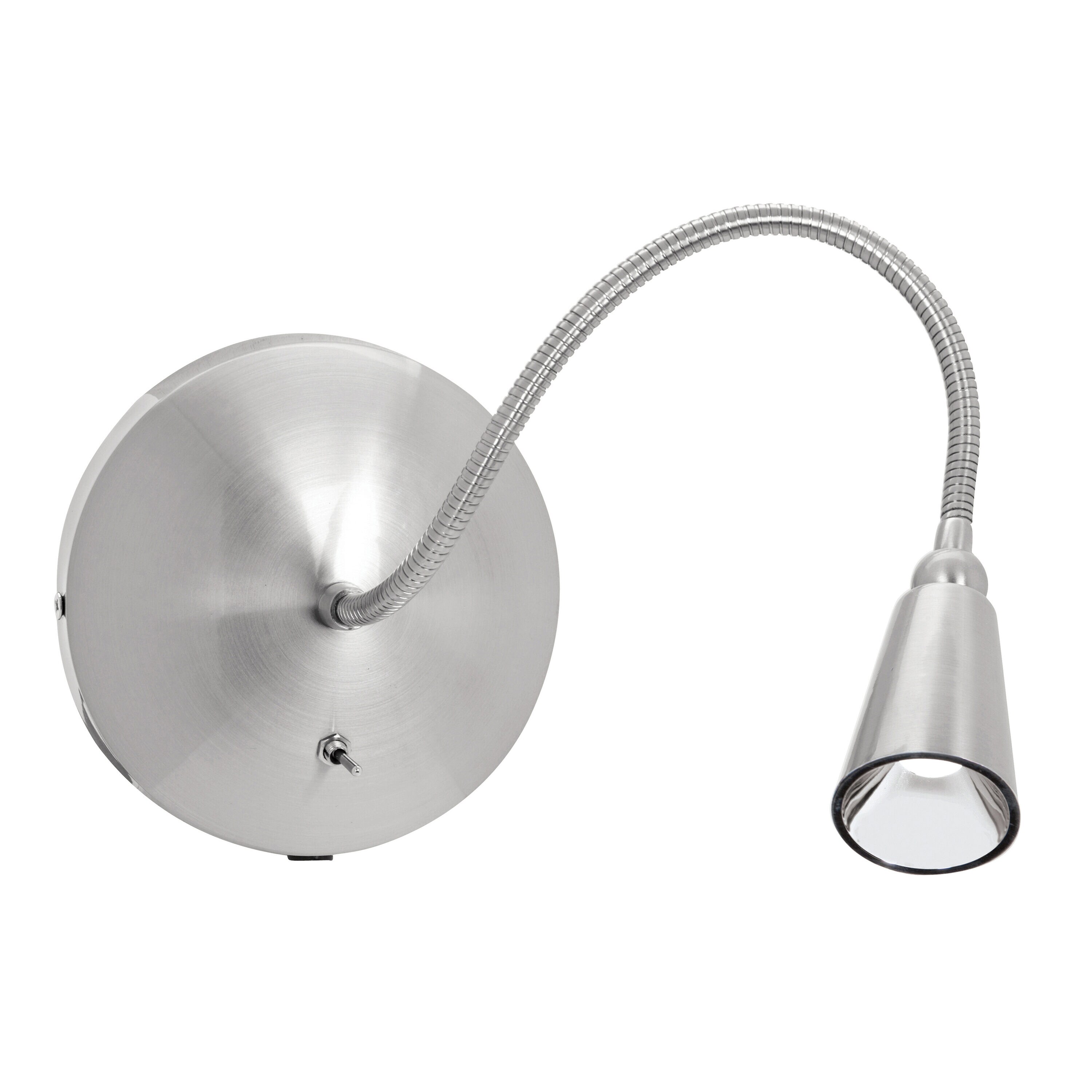 Access Lighting 62089LED-BS LED 5-in W 1 -Light Brushed Steel Integrated LED Wall Sconce