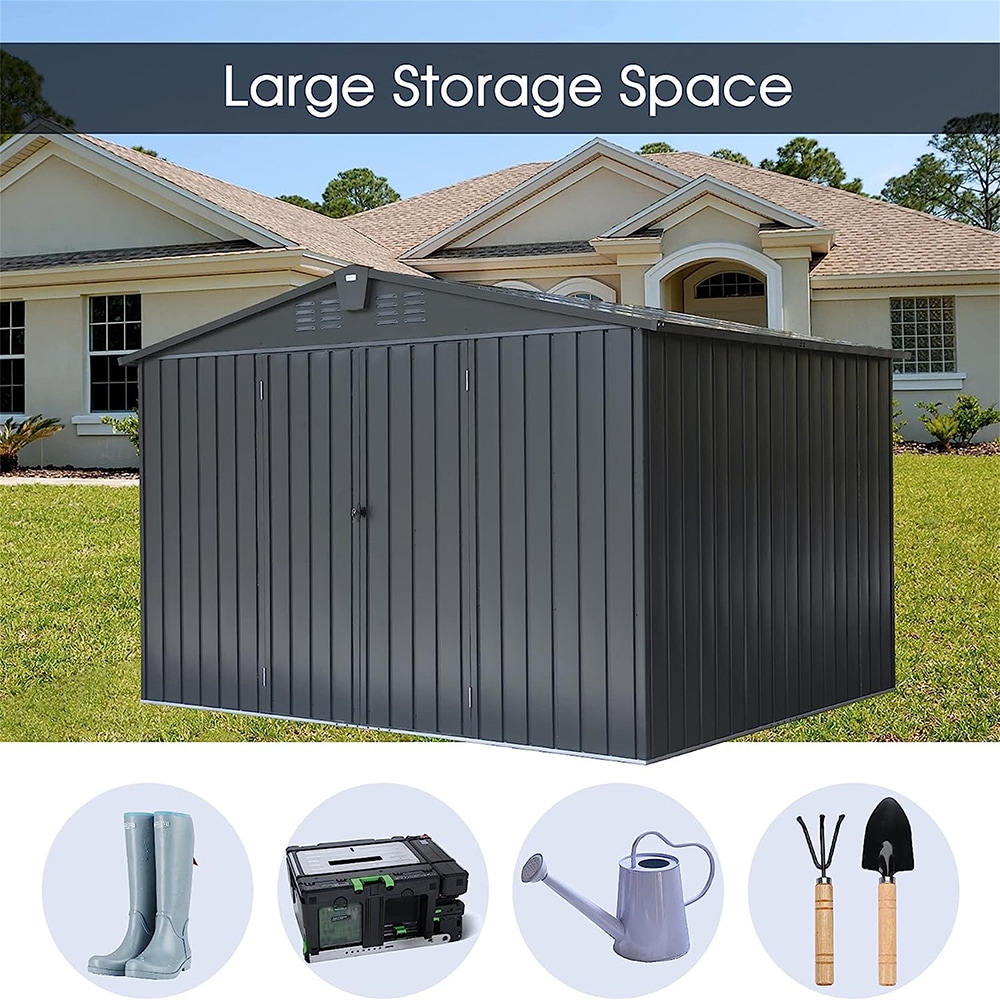 Topcraft GSH016 Metal-Storage-Buildings-Sheds - View #4