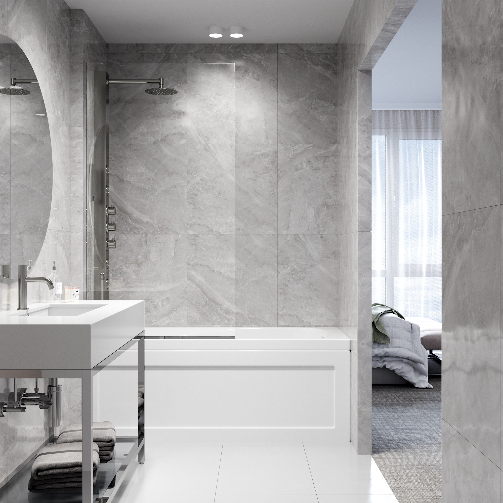 VIGO VG6075CHCL3462 Bathtub-Doors - View #7