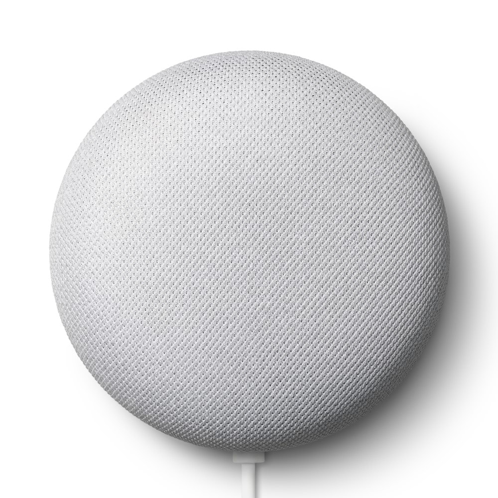 Google Nest Mini (2nd Gen) Smart Speaker with Google Assistant Voice  Control in Chalk in the Smart Speakers & Displays department at