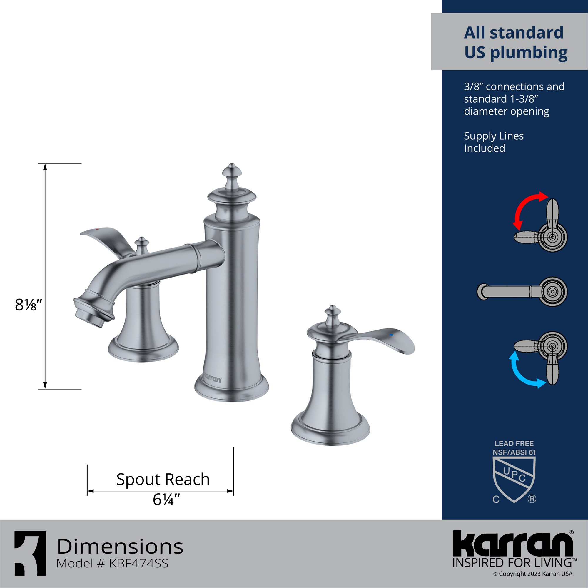Karran KBF474SS Lavatory-Faucets - View #5
