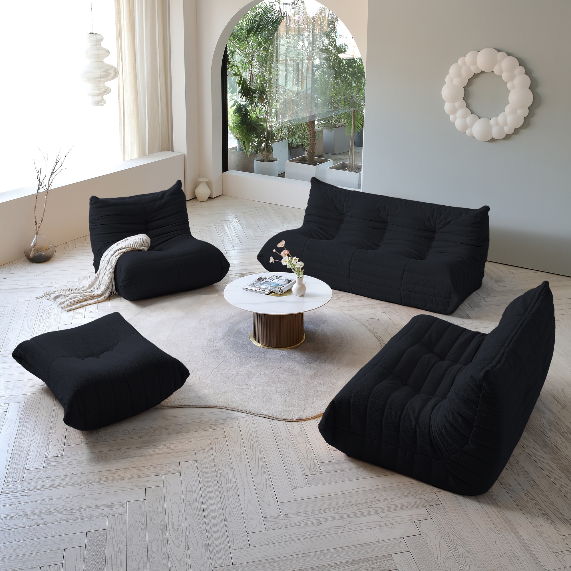 BuotiqHom DH-S3-117BK Sofas-Loveseats - View #4