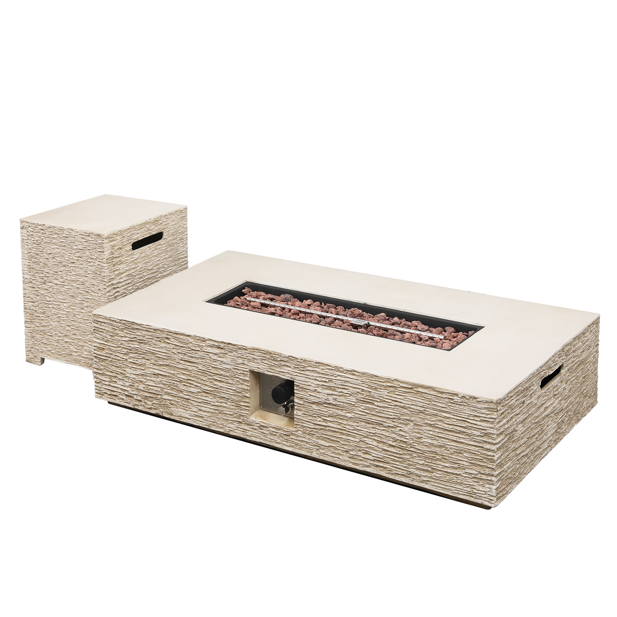 Patio Watcher LS-56MBE-HW-W Outdoor-Gas-Firepits - View #2
