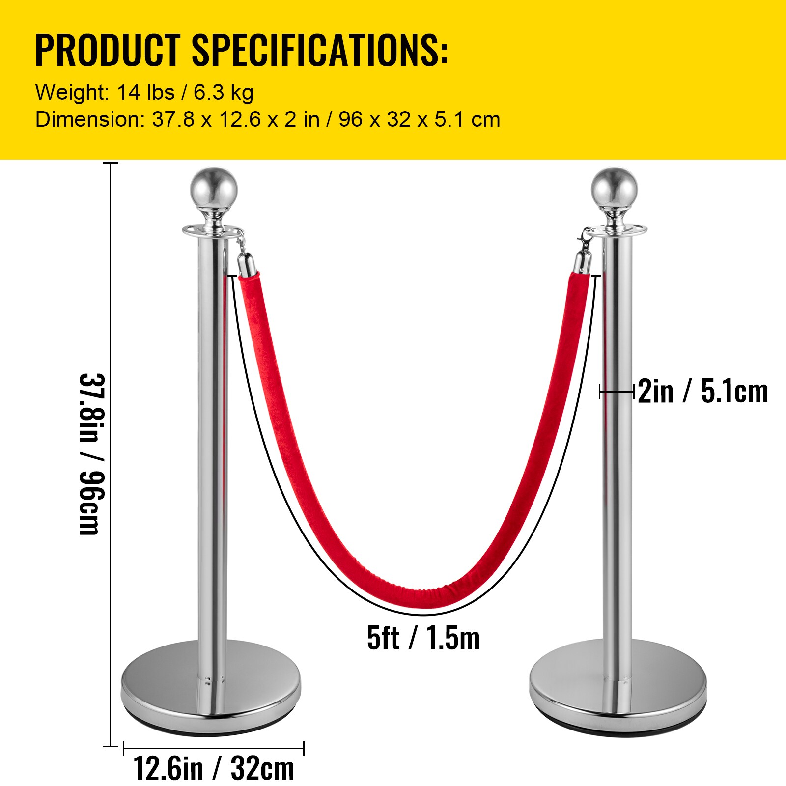 Mecale YAS-UOSR4E Commericial-Crowd-Control-Barriers - View #11