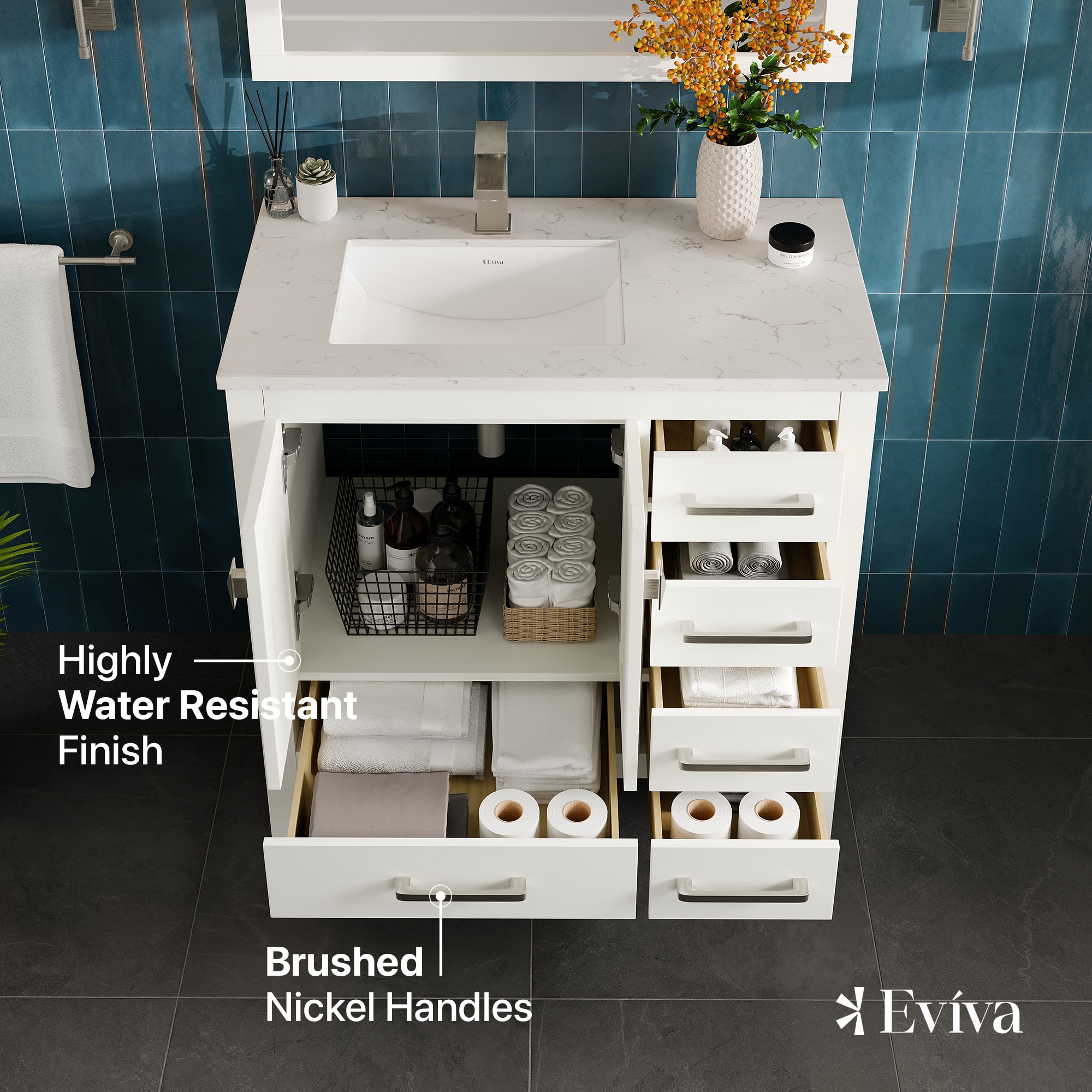 Eviva TVN414-38X18WH-Q Bath-Vanity-Combo - View #3