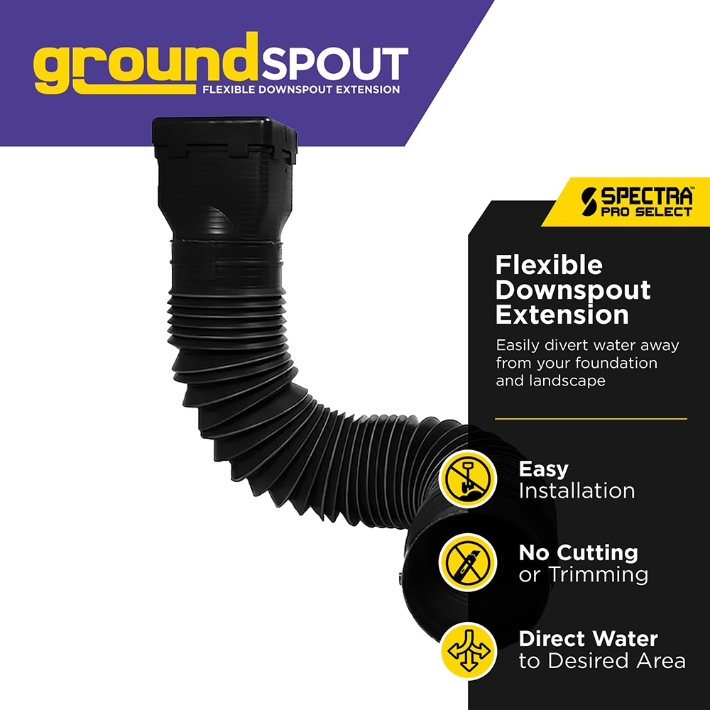 Spectra GRNDSPTBK Downspout-Components - View #3