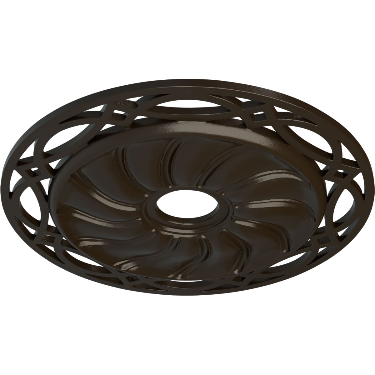 Ekena Millwork CM26LOSHF Ceiling-Medallions - View #2