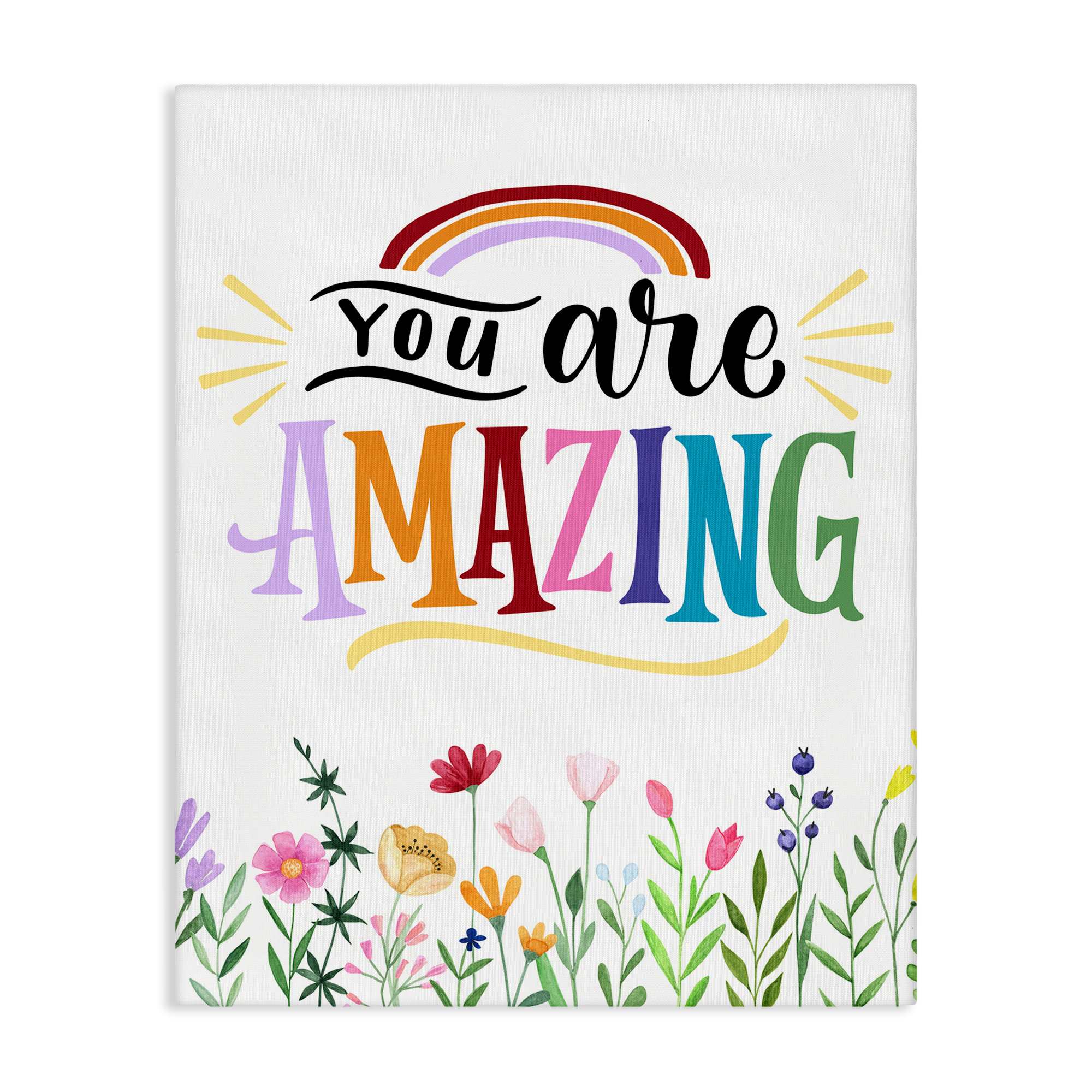Stupell Industries BS-427-CN-30X40 You Are Amazing Encouragement Canvas Wall Art By Kim Allen 30 x 40