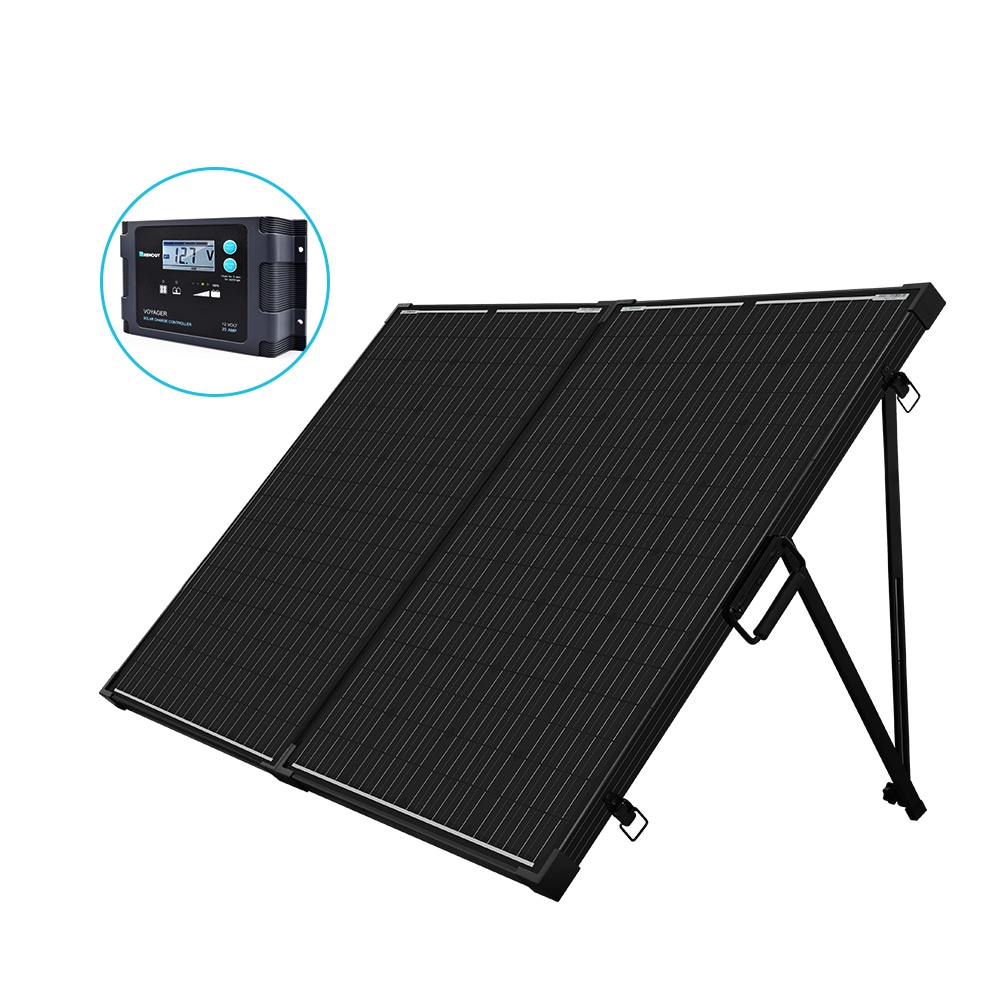 Renogy 2-Module 42.2-in x 19.6-in 200-Watt Solar Panel KIT-BUNDLE200D-WND30 Sansujyuku sansujyuku.com