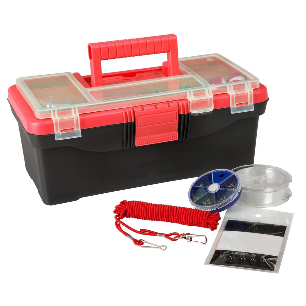 Leisure Sports 55-pc. Fishing Tackle Set and Box Red