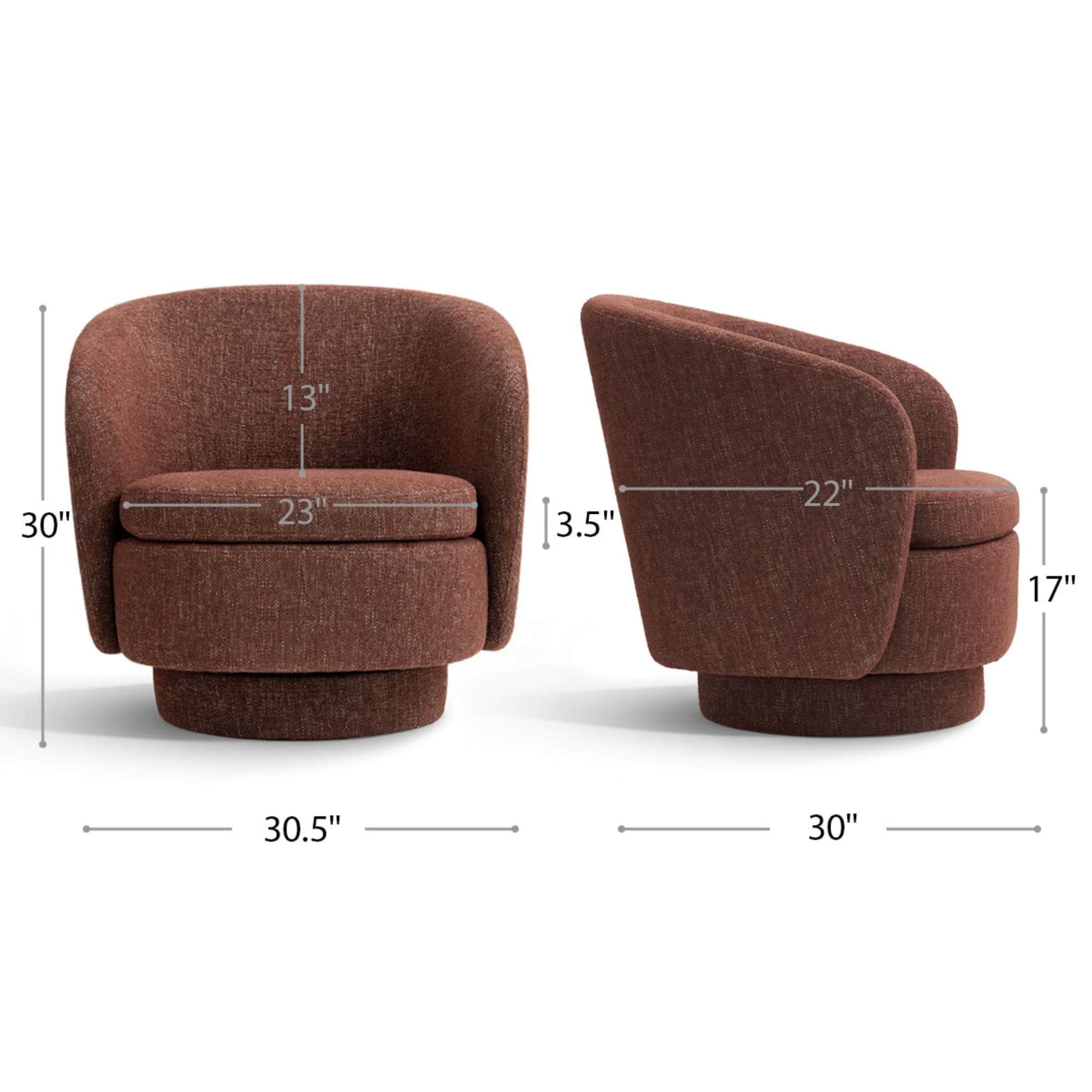 Maison Boucle HERA-LOLA-RUST-L chairs - View #3