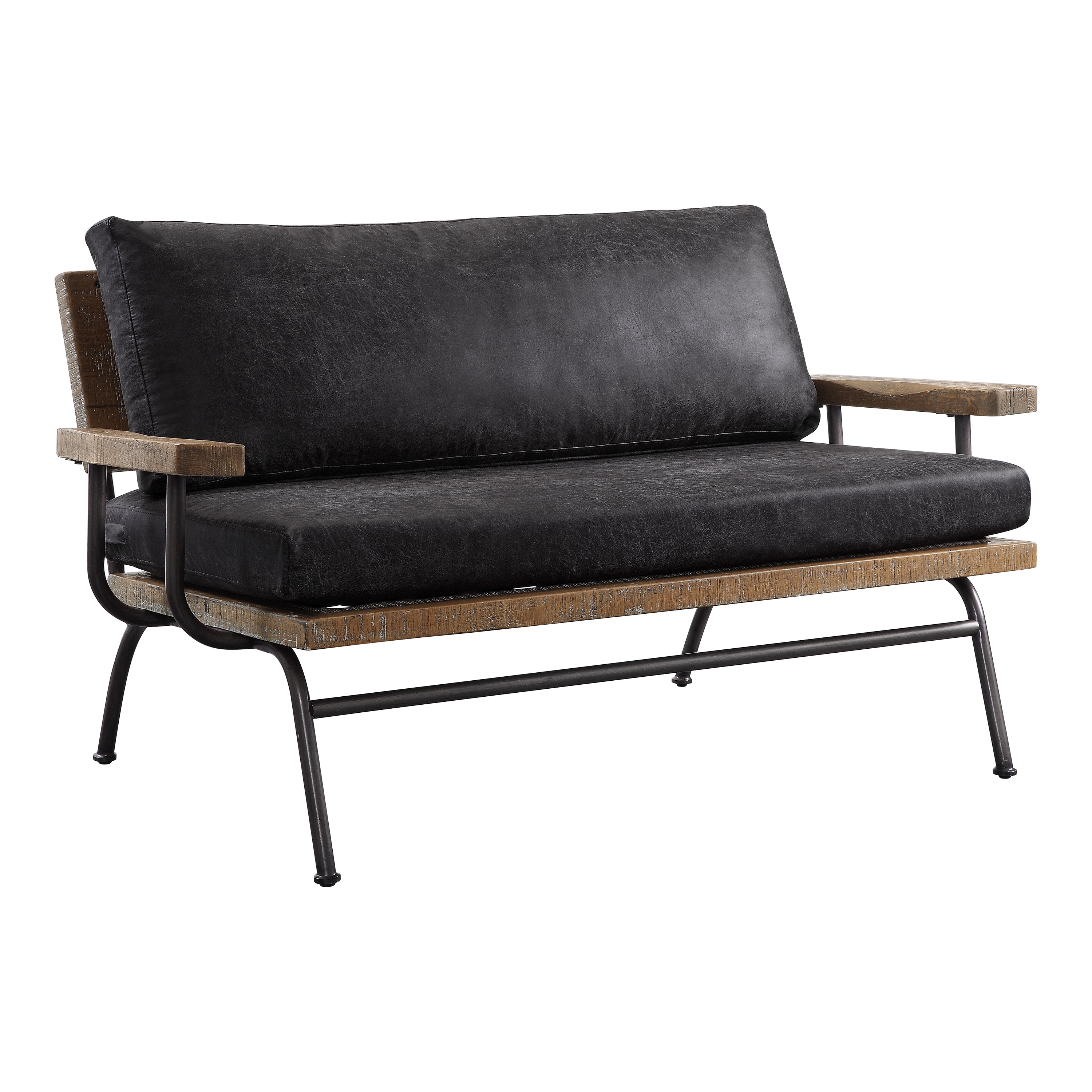 Furniture of America IDF-6077GY-LV Sofas-Loveseats - View #3