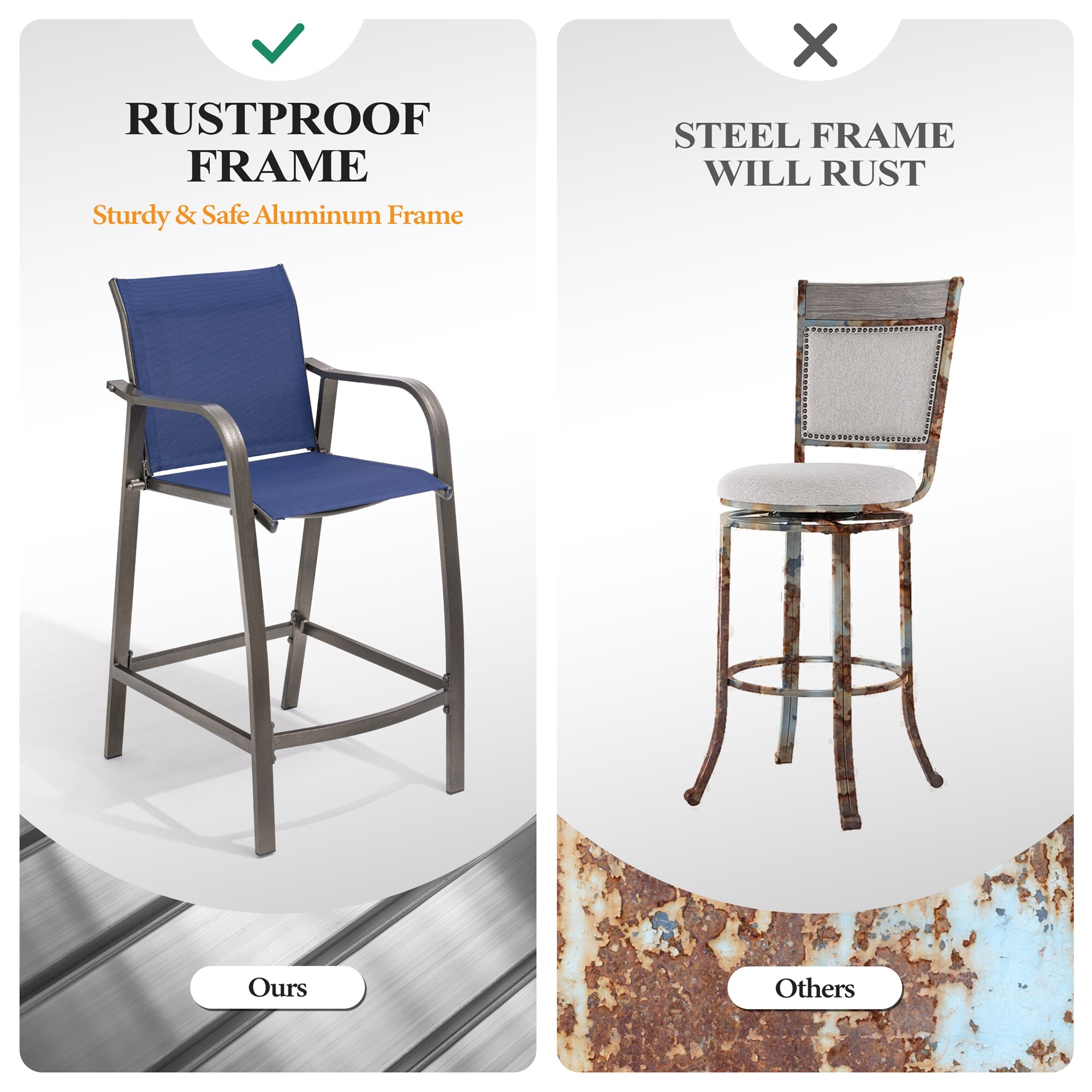 Crestlive Products CL-ST001NAV-2SET Patio-Chairs - View #7