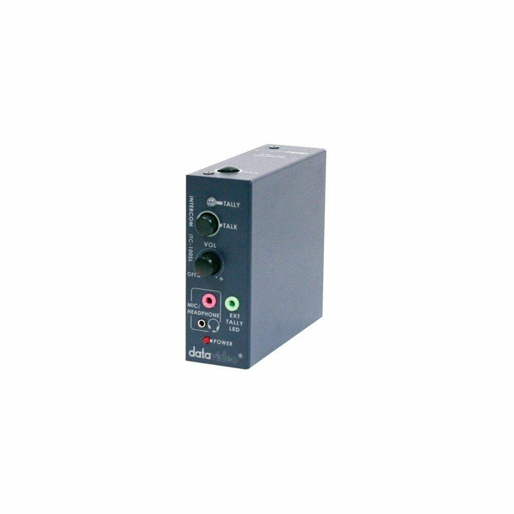  TCNCD334171 Datavideo DV-ITC100SL Wired Beltpack for ITC-100 Intercom System